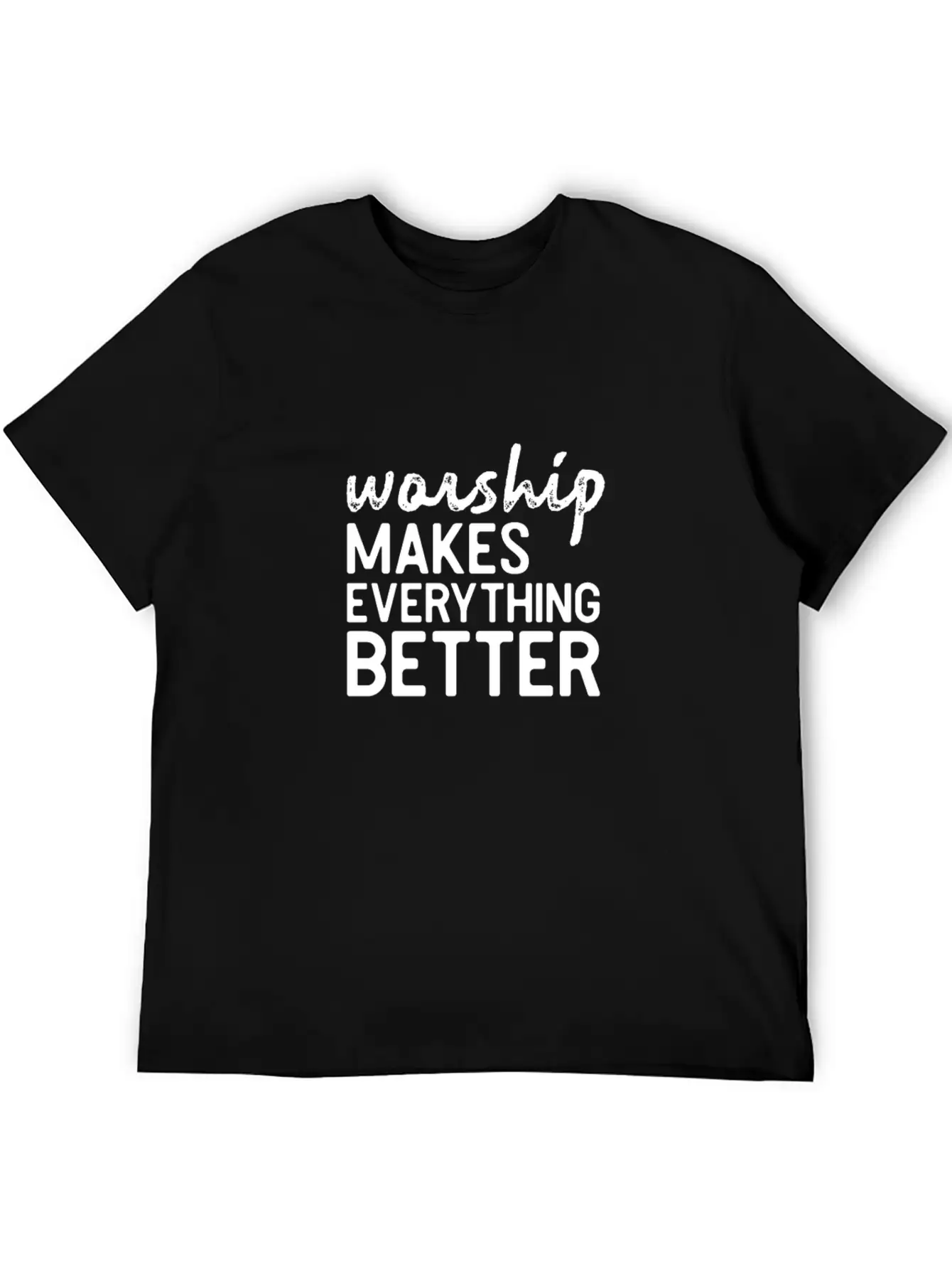 Worship Better Music Bible Jesus Shirt Gift Lightweight Cotton T-Shirt – Daily Comfort Graphic Shirt