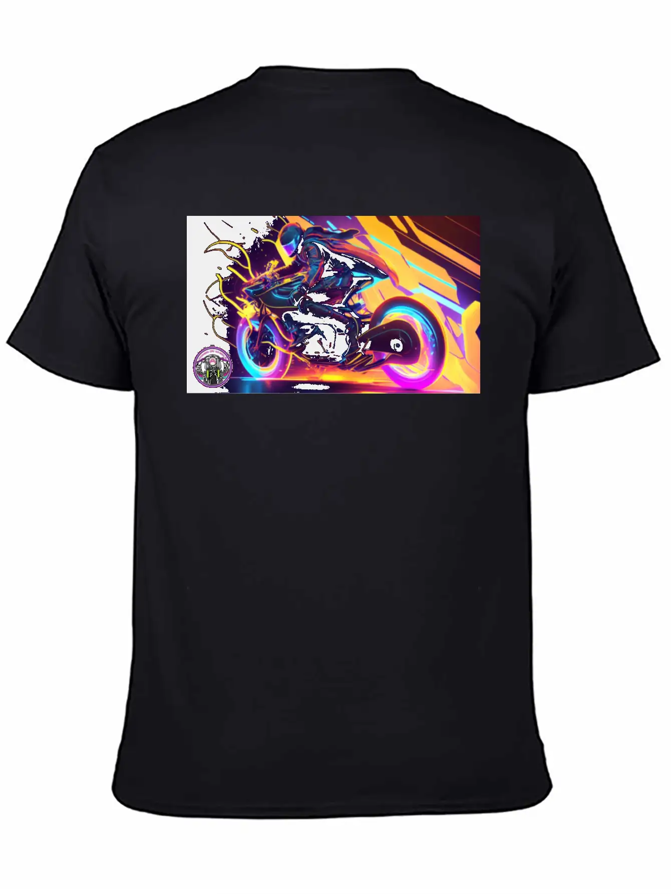 WoW Neon Chic Line Basic Graphic T-Shirt – Daily Comfort In Soft Cotton