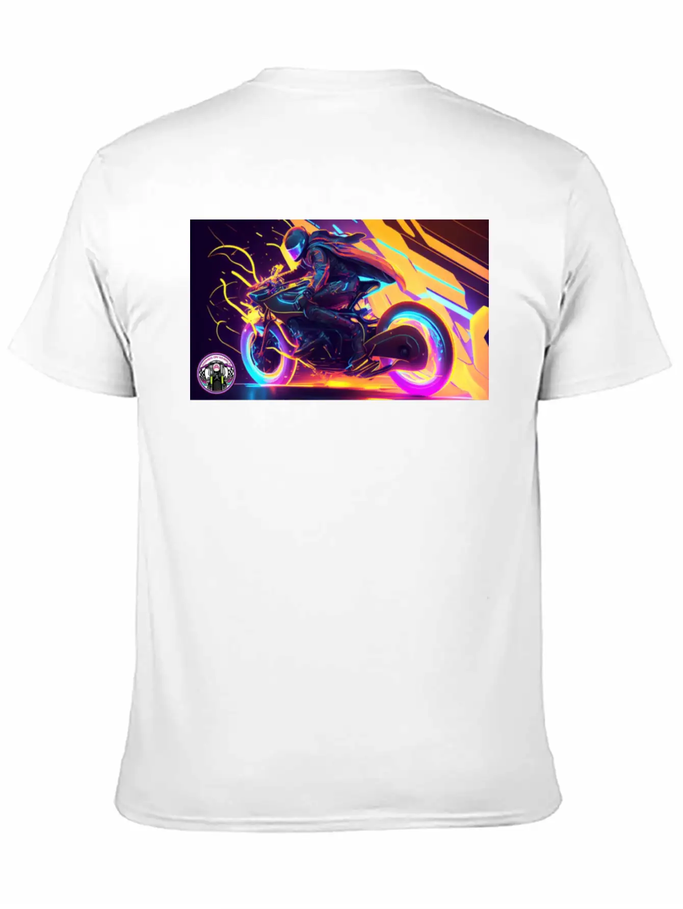 WoW Neon Chic Line Basic Graphic T-Shirt – Daily Comfort In Soft Cotton