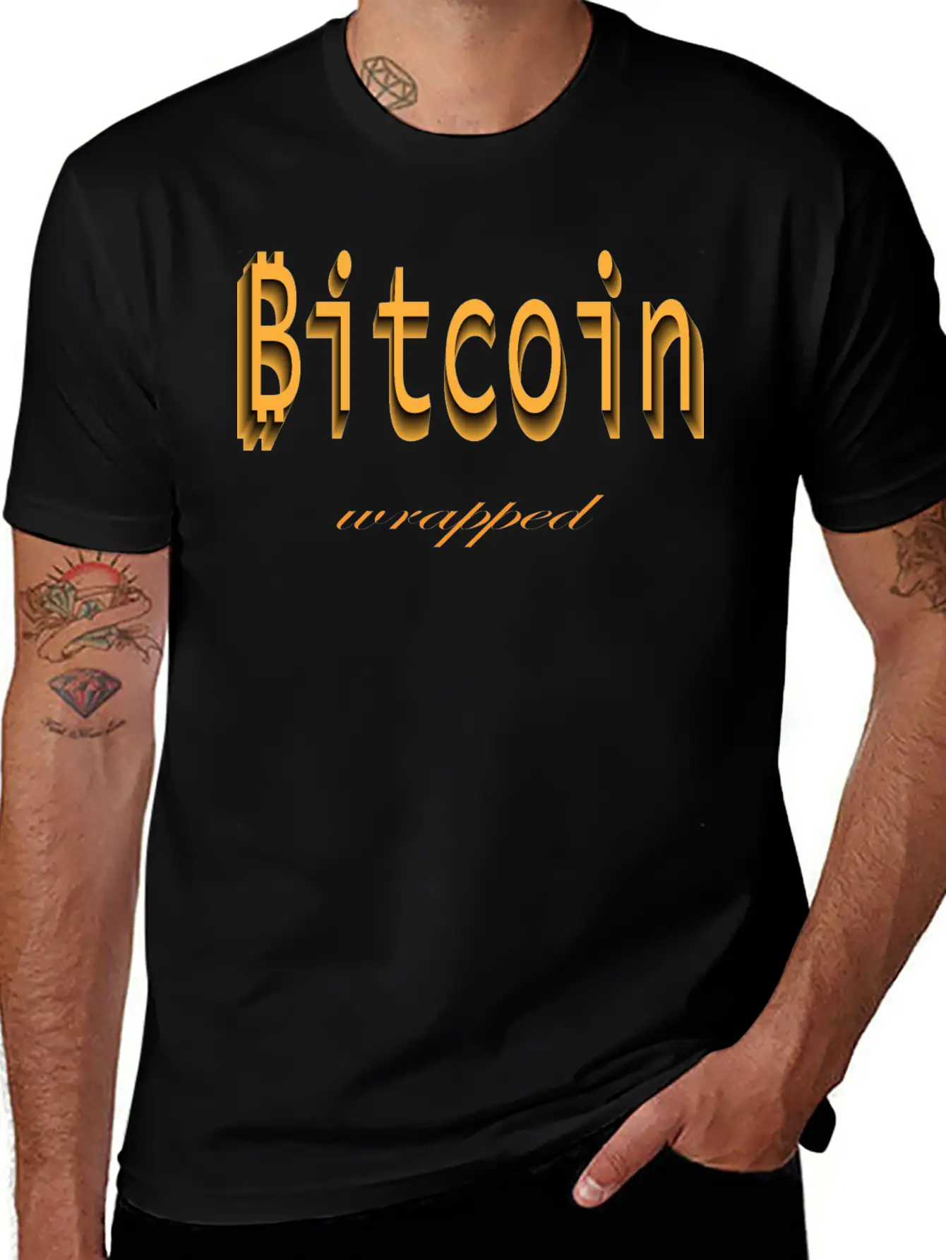 Wrapped Bitcoin Unisex Casual T-Shirt – Clean Design For Daily Comfort