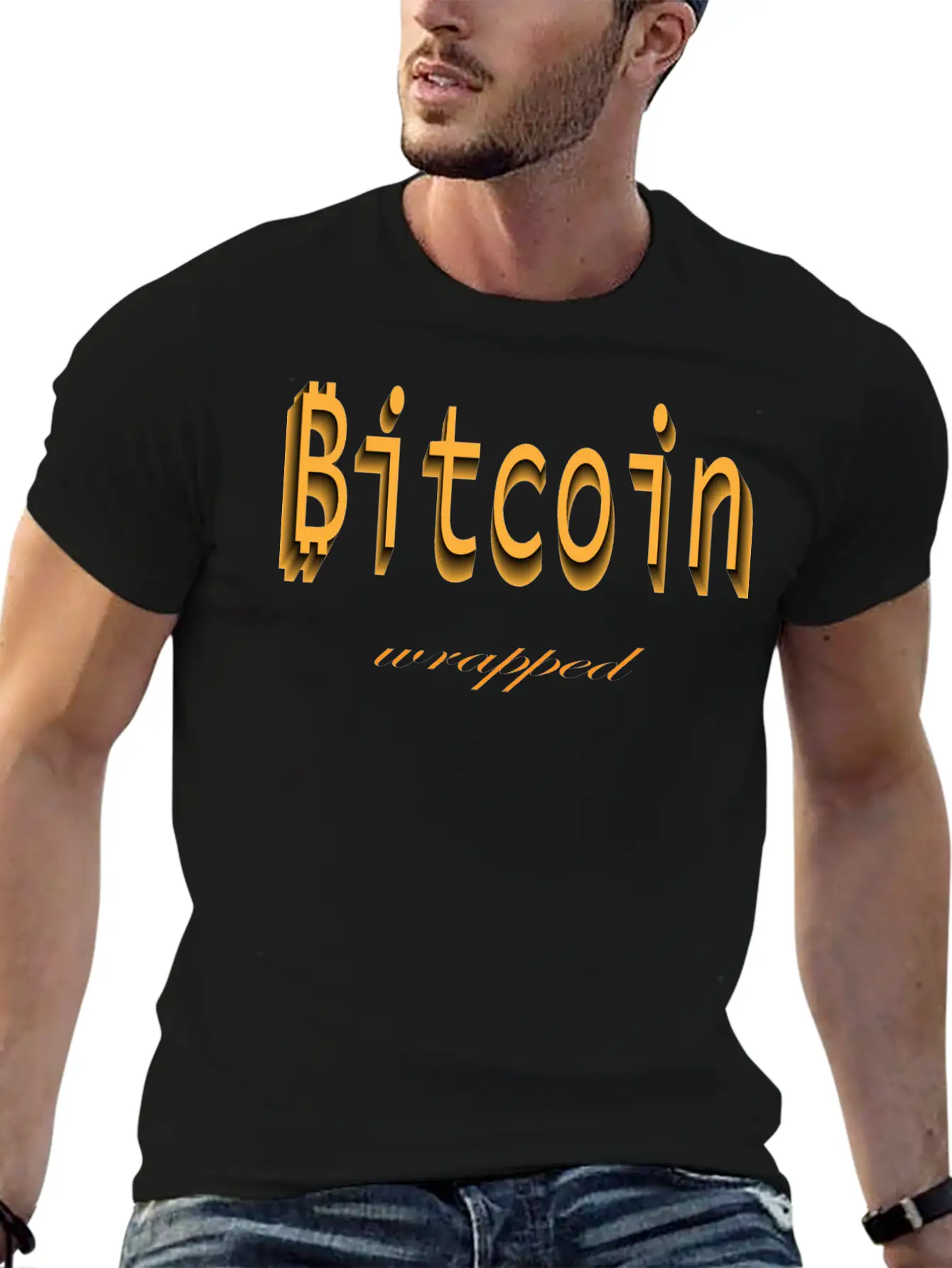 Wrapped Bitcoin Unisex Casual T-Shirt – Clean Design For Daily Comfort