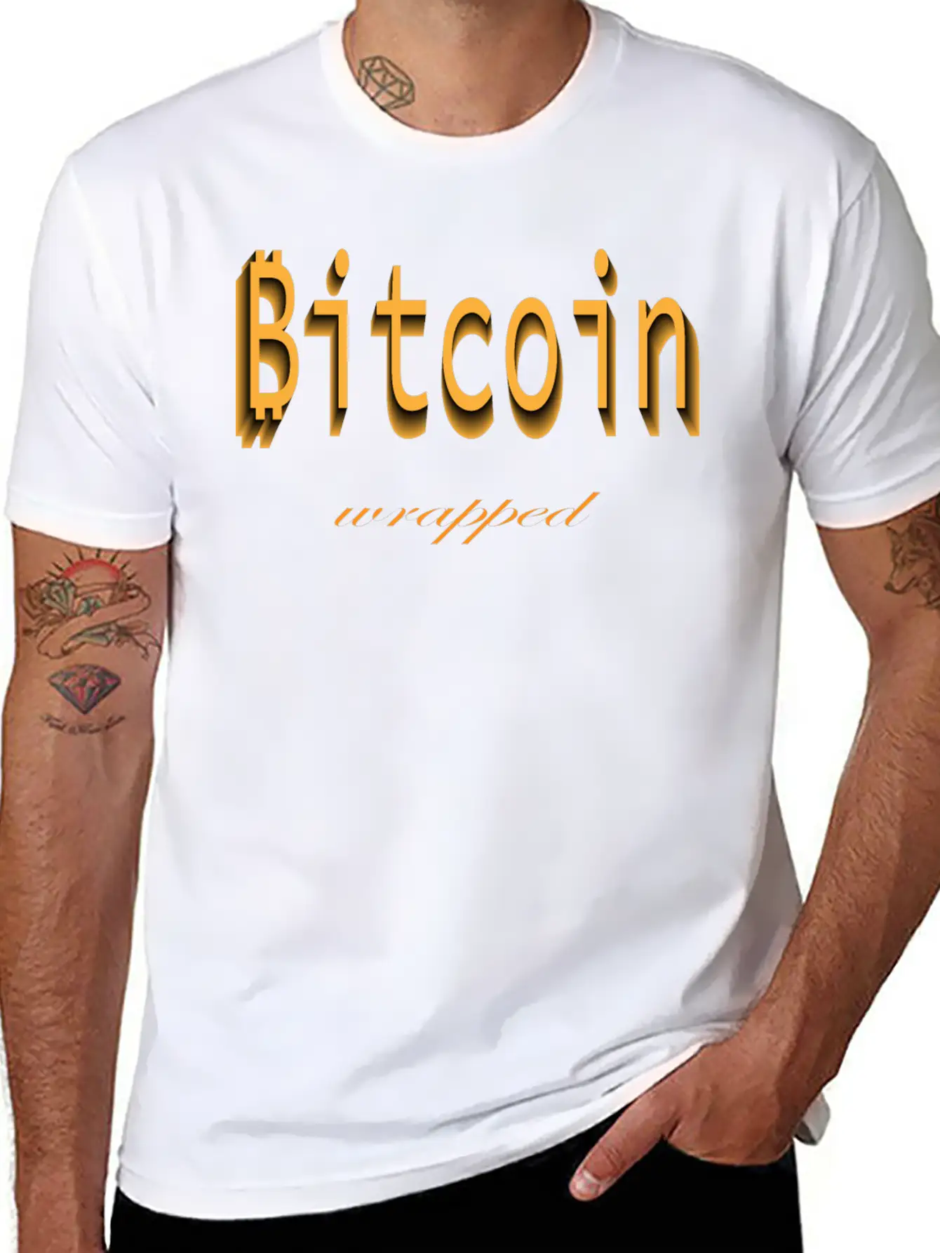 Wrapped Bitcoin Unisex Casual T-Shirt – Clean Design For Daily Comfort