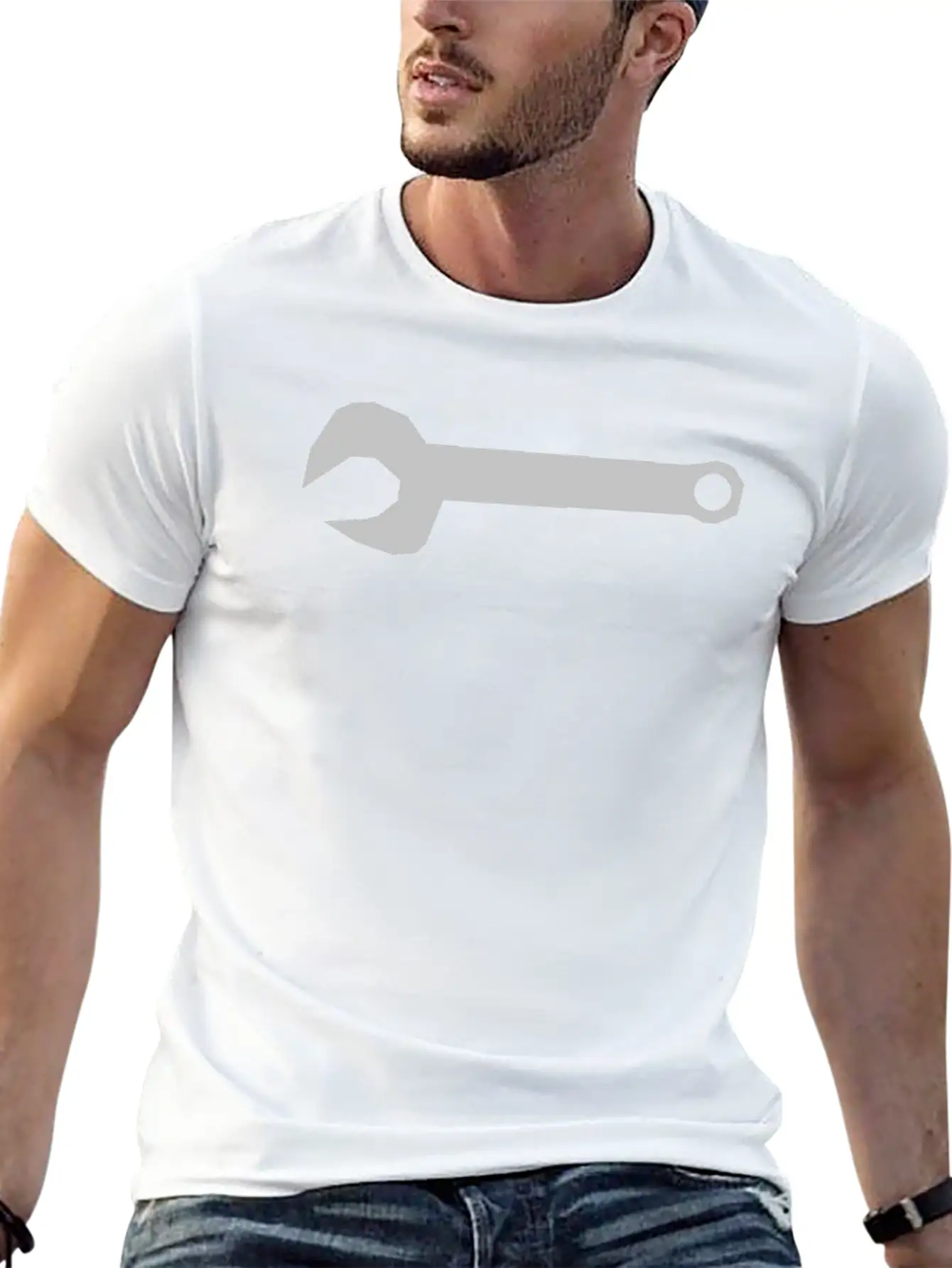 Wrench Basic Graphic T-Shirt – Daily Comfort In Soft Cotton