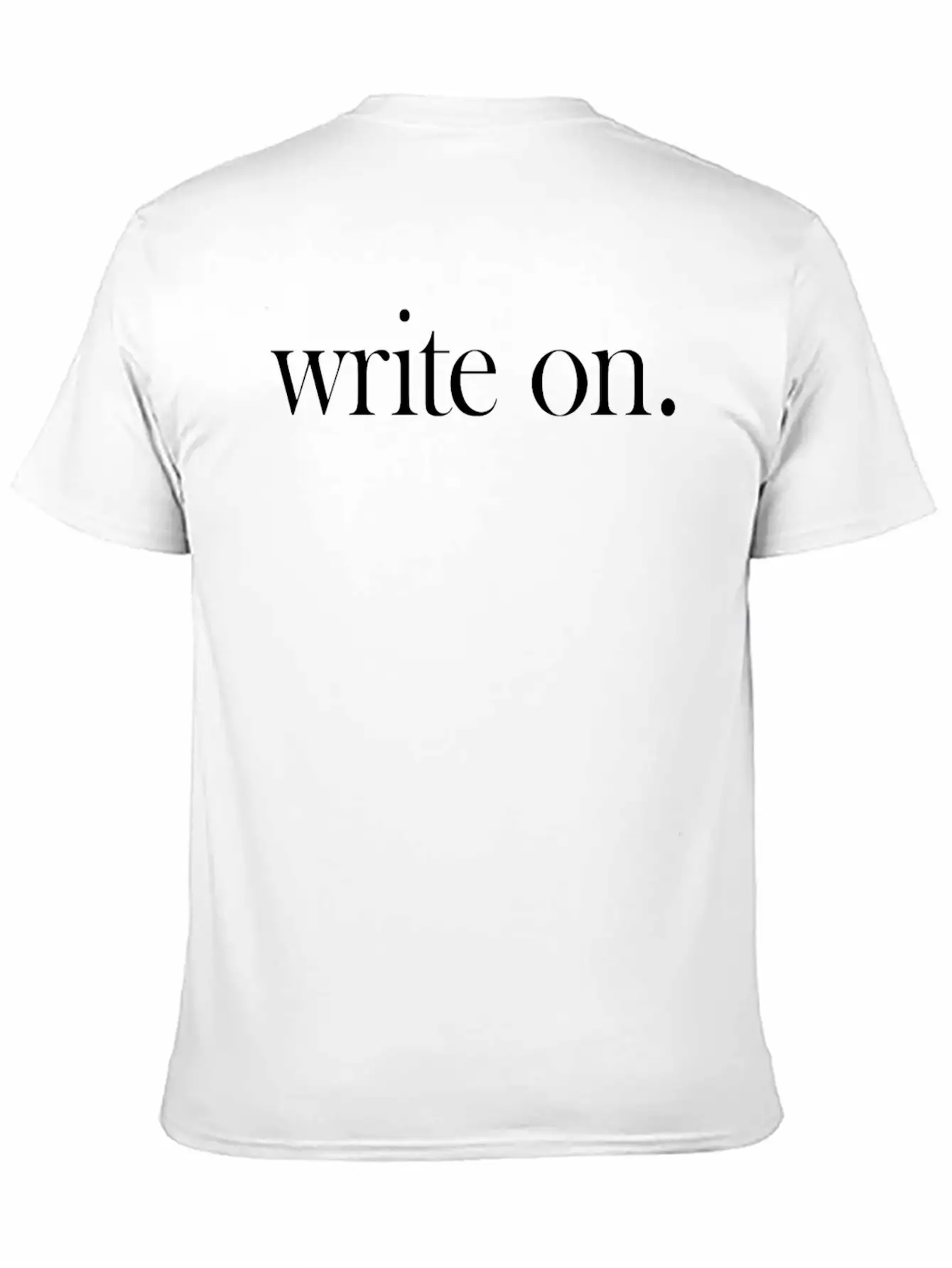 Write On Lightweight Cotton T-Shirt – Daily Comfort Graphic Shirt