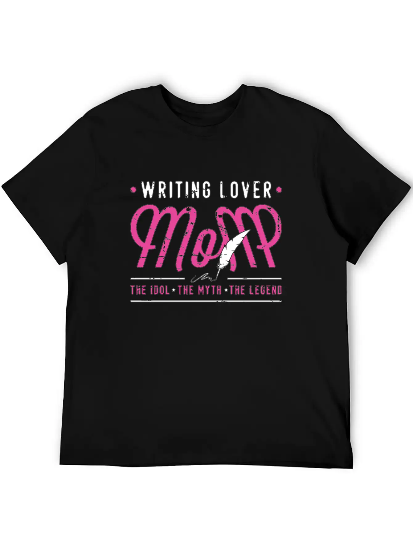 Writing Lover Mom The Idol The Myth Book Writer Stylish Everyday T-Shirt – Unisex Basic Cotton Tee
