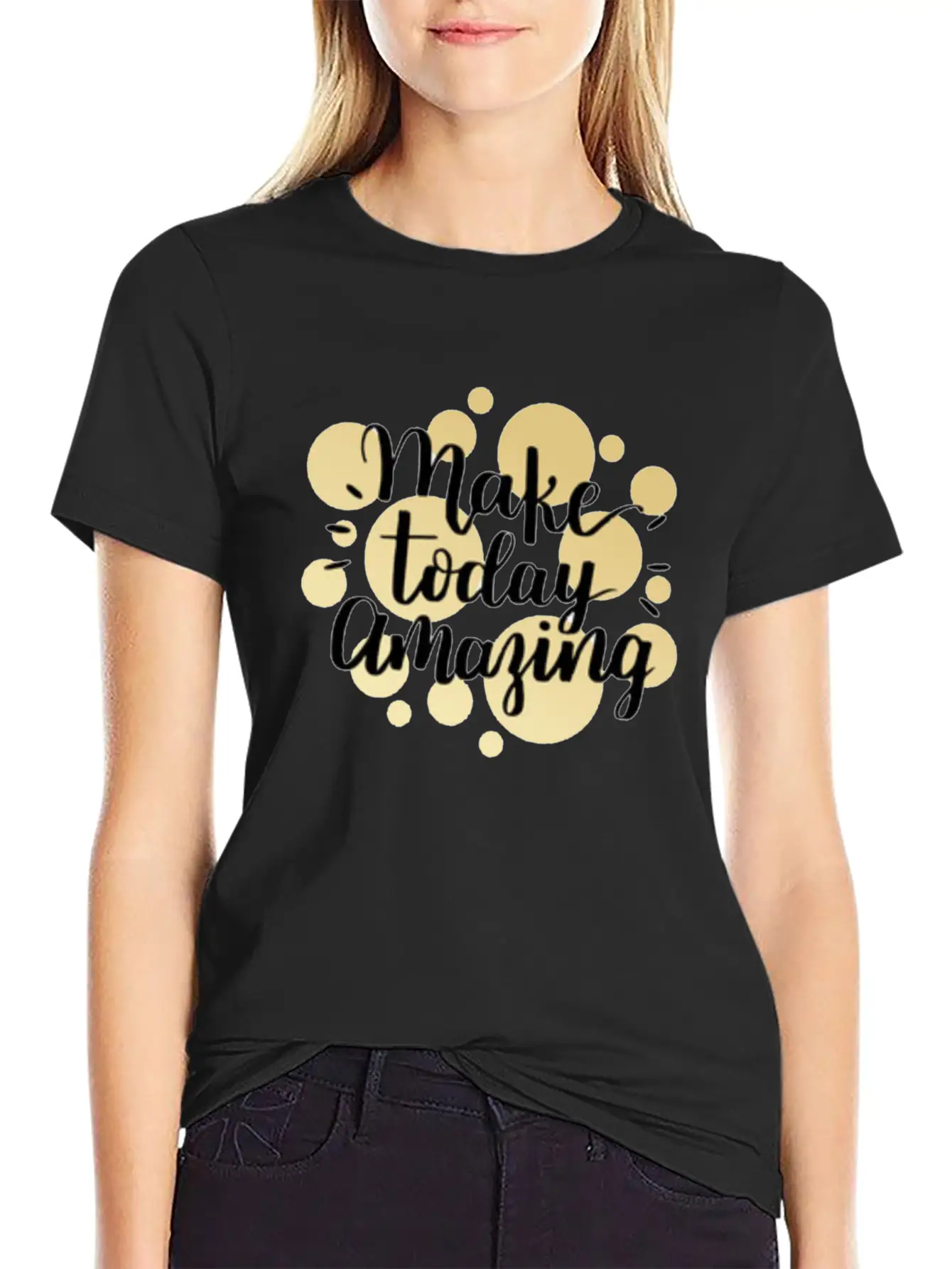 Writing Unisex Casual T-Shirt – Clean Design For Daily Comfort