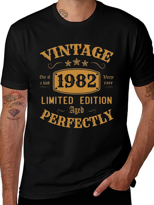 Vintage 1982 Limited Edition Aged Perfectly T-Shirt