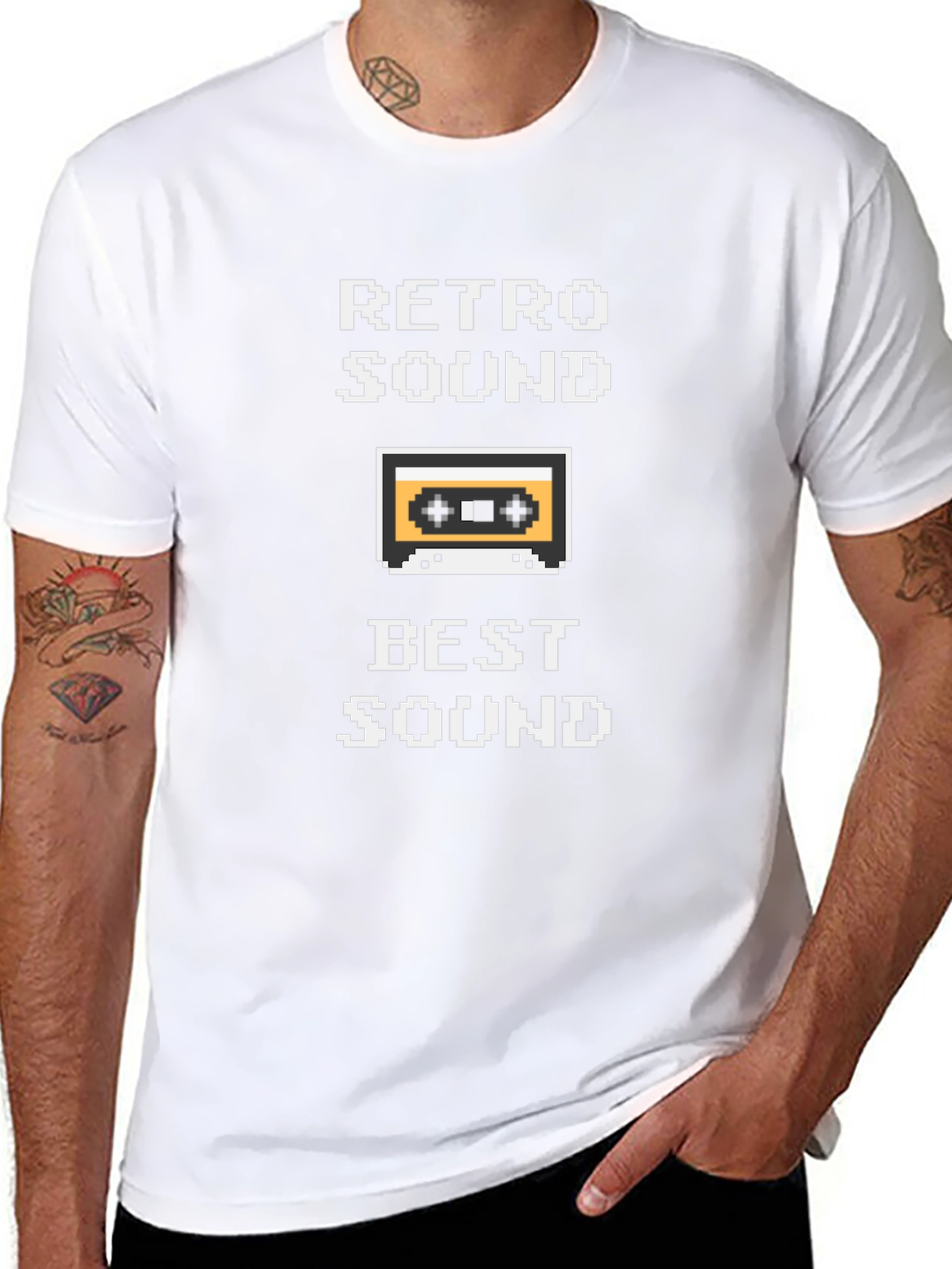 Retro Sound T-Shirt - 8-Bit Cassette Tape