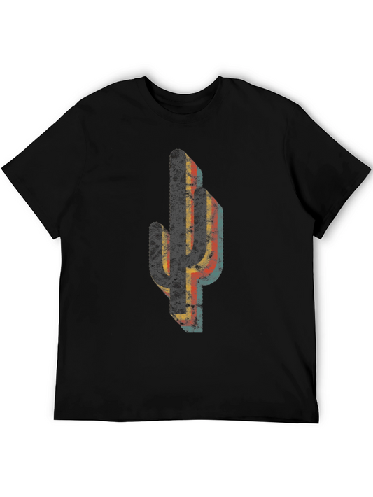 Retro Cactus Graphic Tee - Desert Vibes