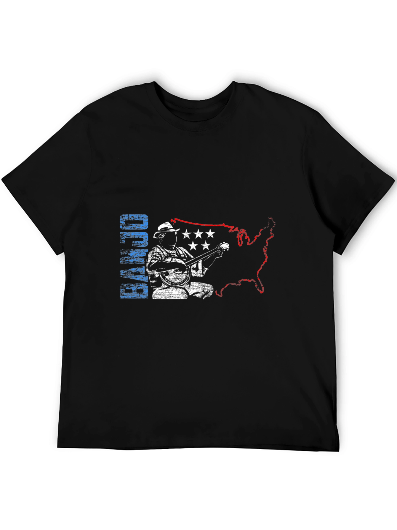 Patriotic Banjo Player T-Shirt