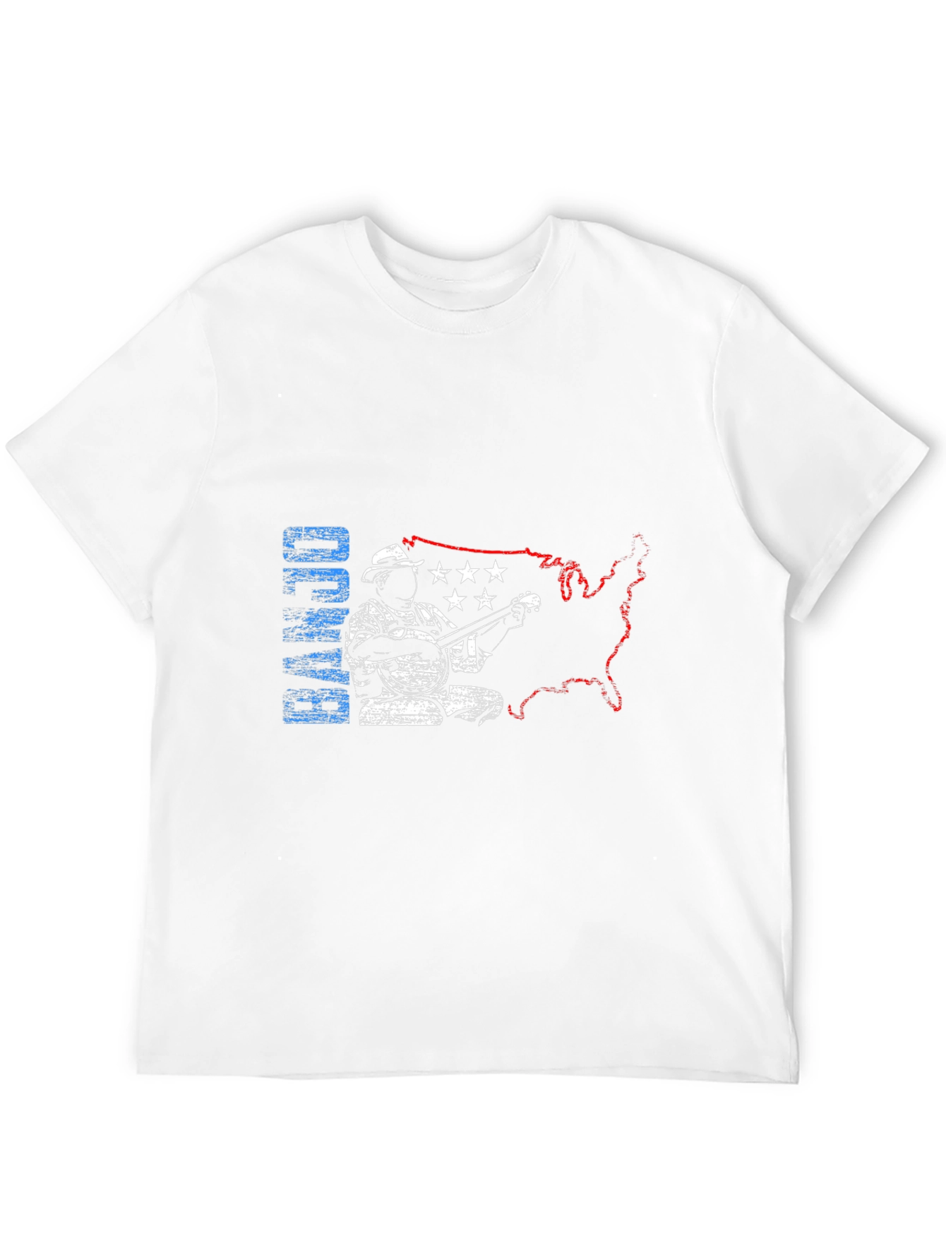Patriotic Banjo Player T-Shirt