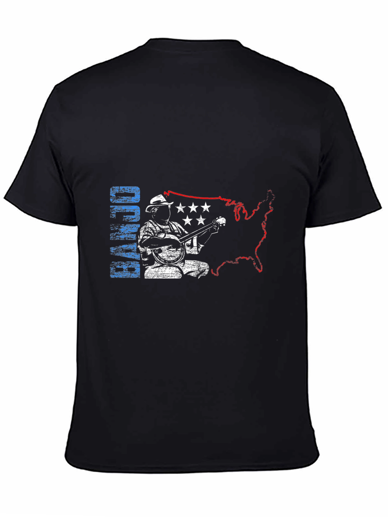 Patriotic Banjo Player T-Shirt