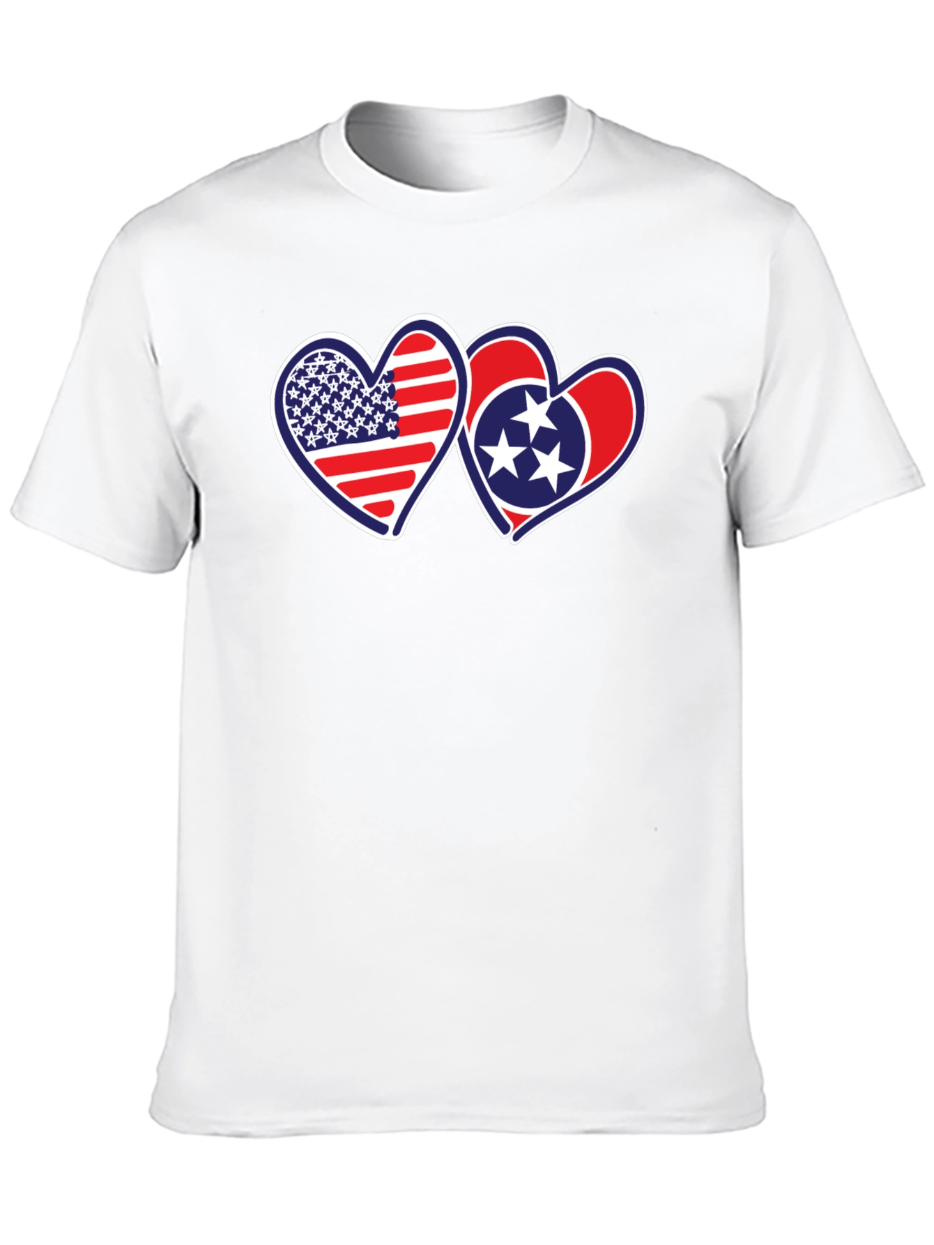 USA & TN Hearts Graphic Tee