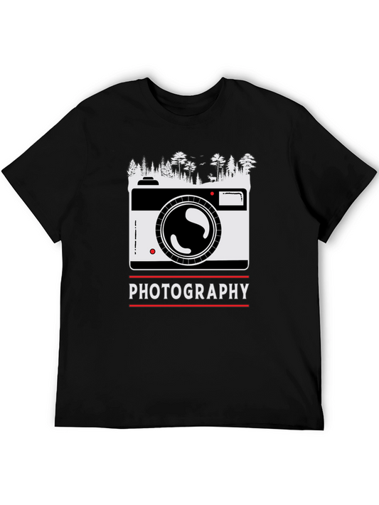 Photography Nature T-Shirt - Stylish Camera Design