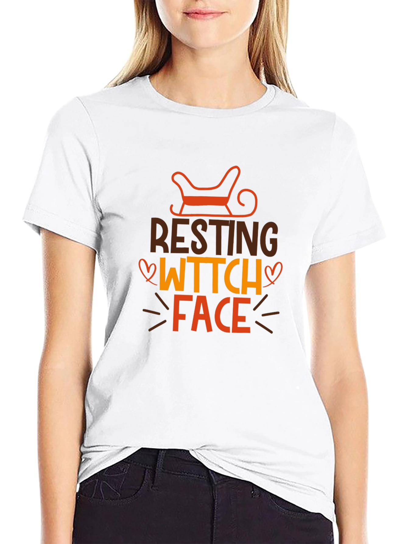 Resting Witch Face Graphic Tee