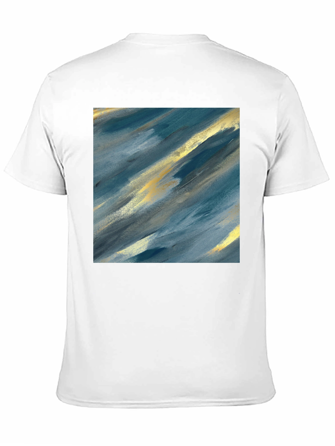 Abstract Art Tee - Modern Brushstroke Design