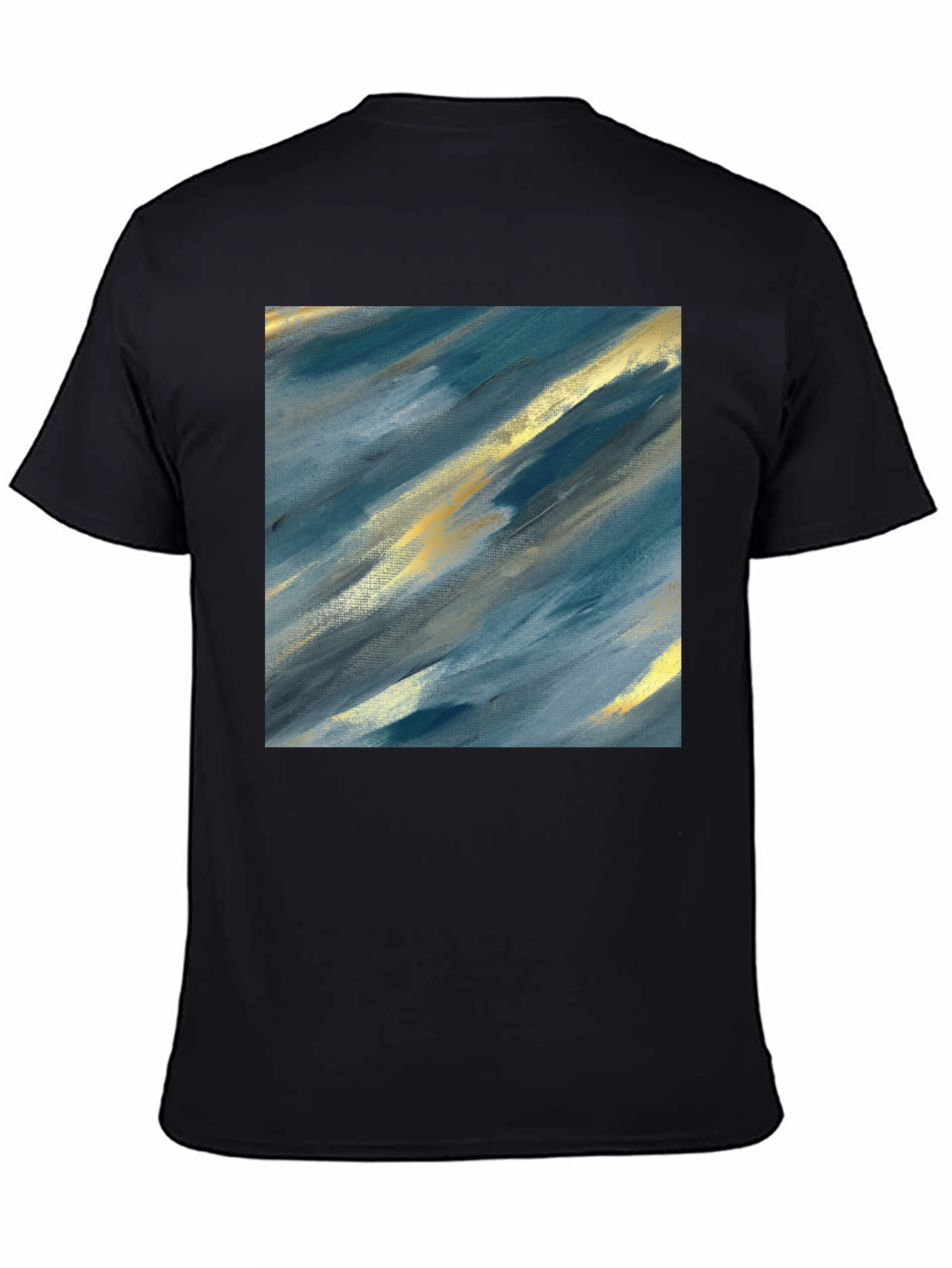 Abstract Art Tee - Modern Brushstroke Design