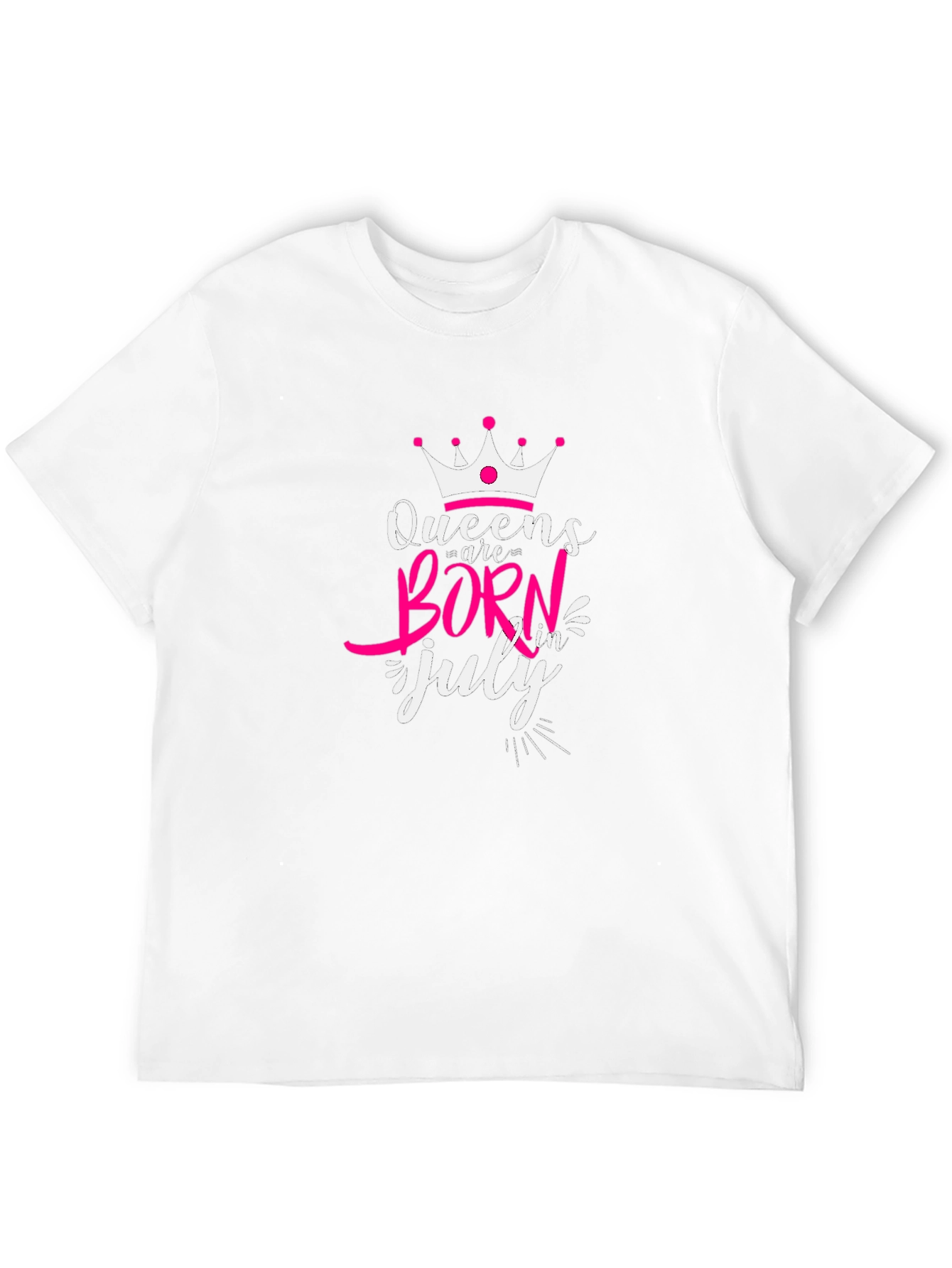 Queens Are Born in July T-Shirt