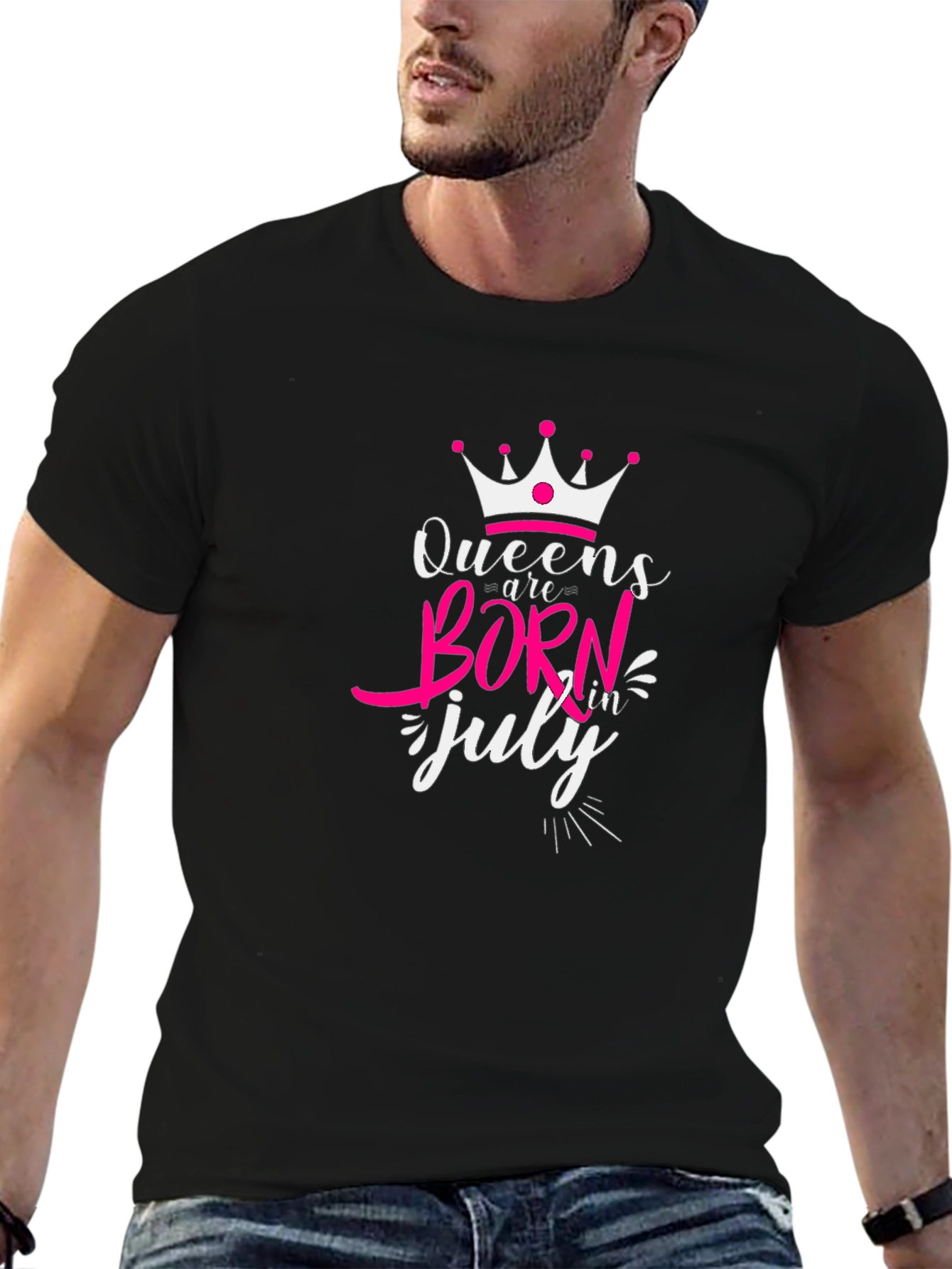 Queens Are Born in July T-Shirt