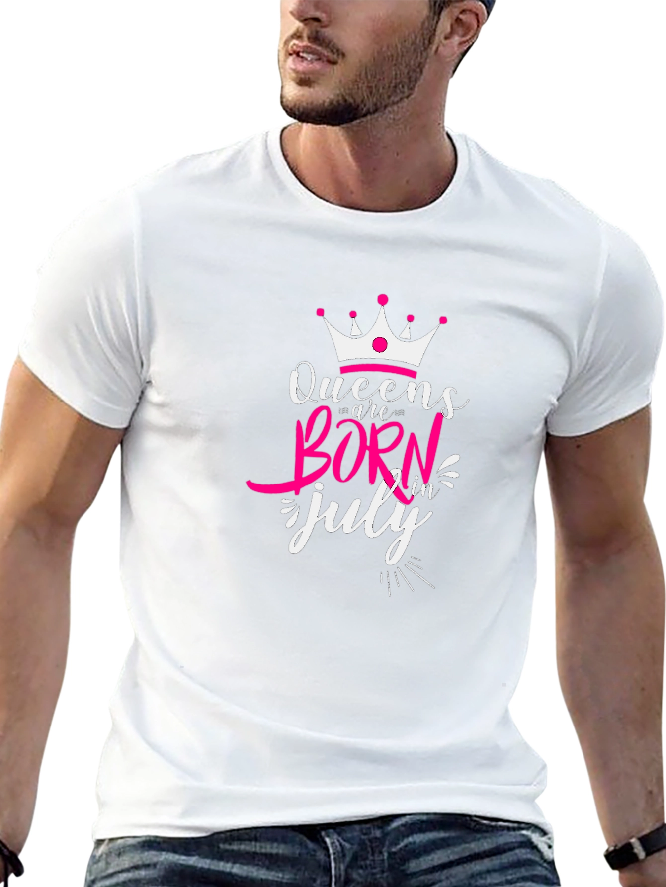 Queens Are Born in July T-Shirt