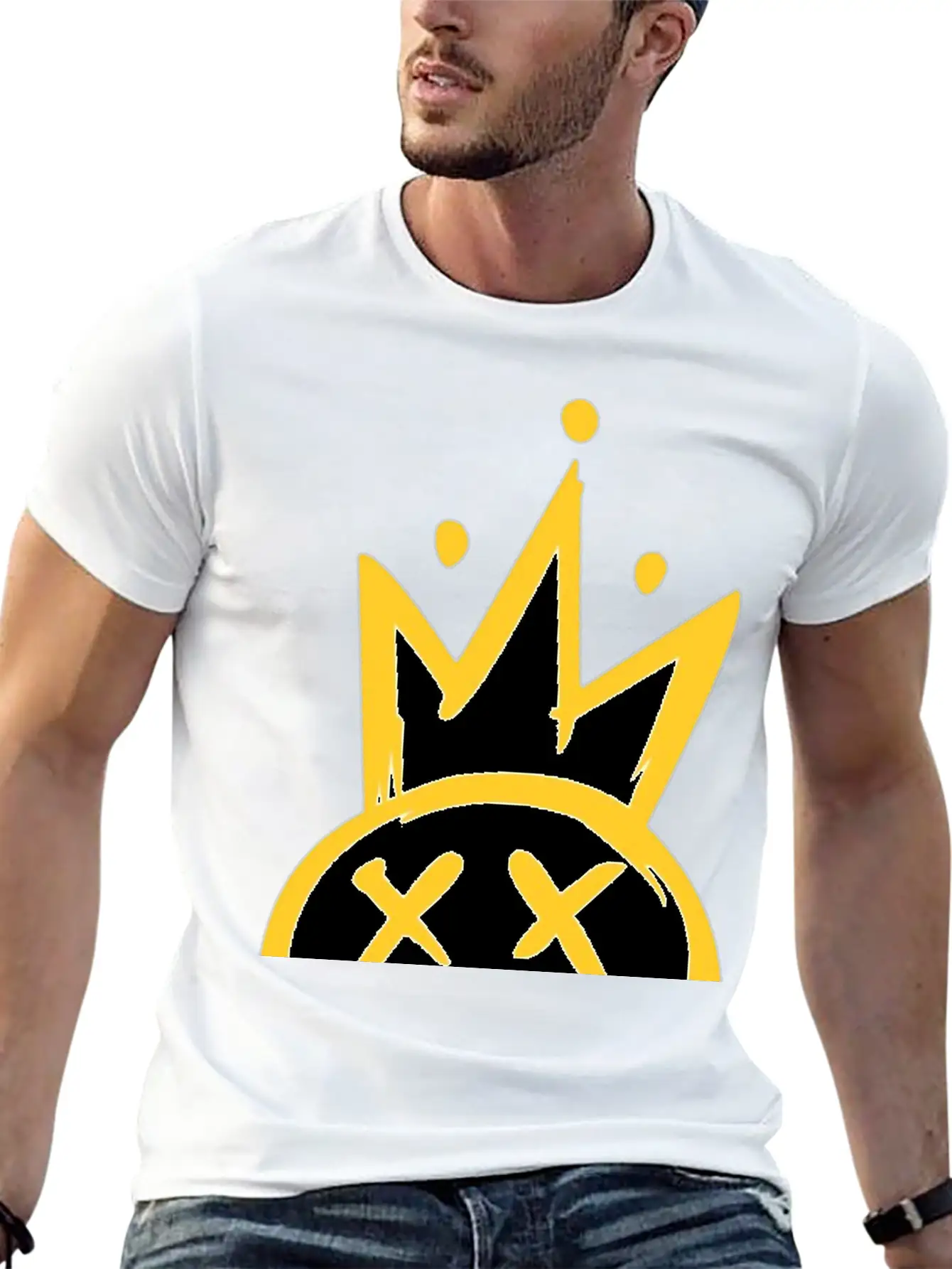 Xx Eyes Face Unisex Casual T-Shirt – Clean Design For Daily Comfort