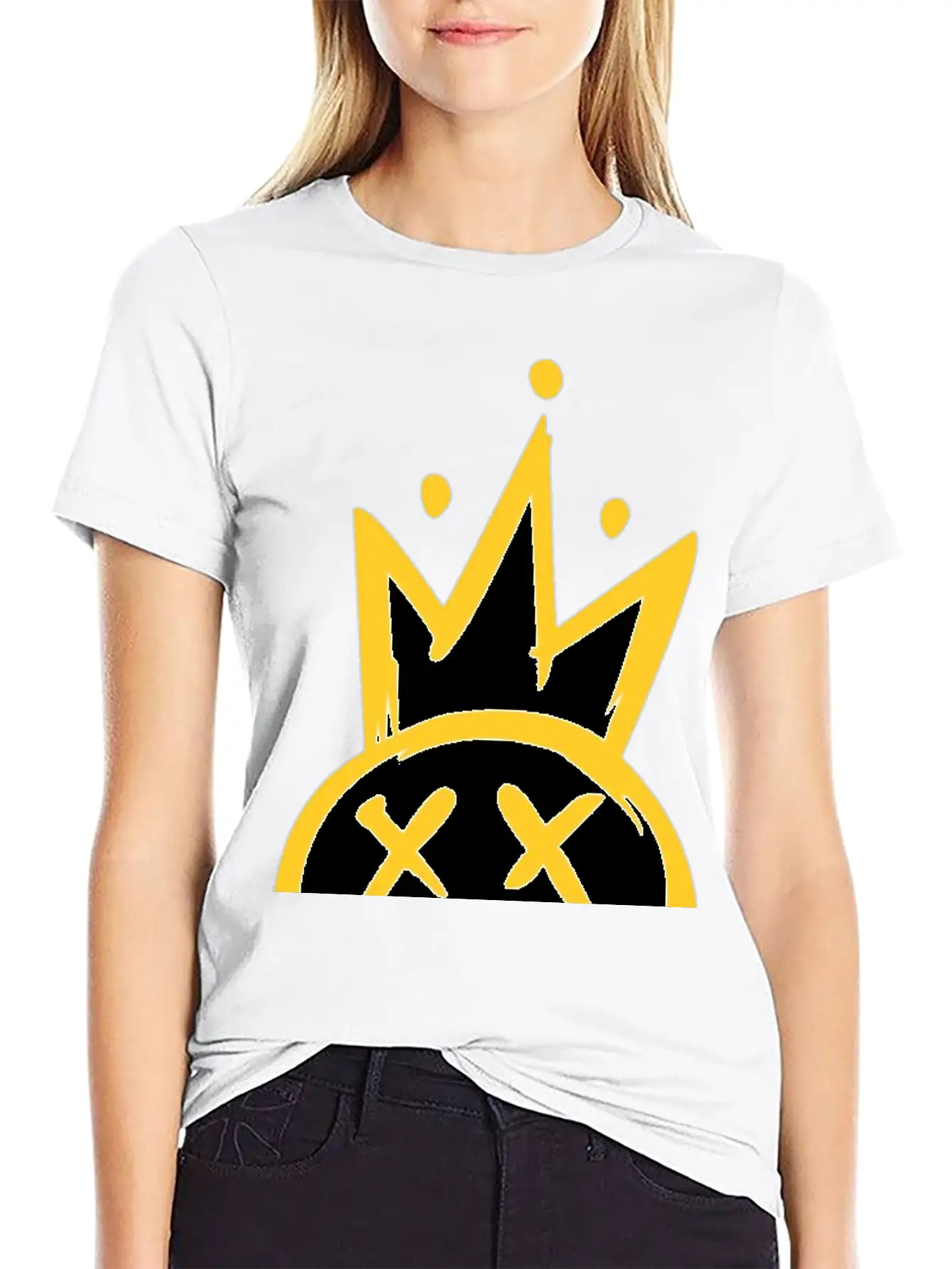 Xx Eyes Face Unisex Casual T-Shirt – Clean Design For Daily Comfort