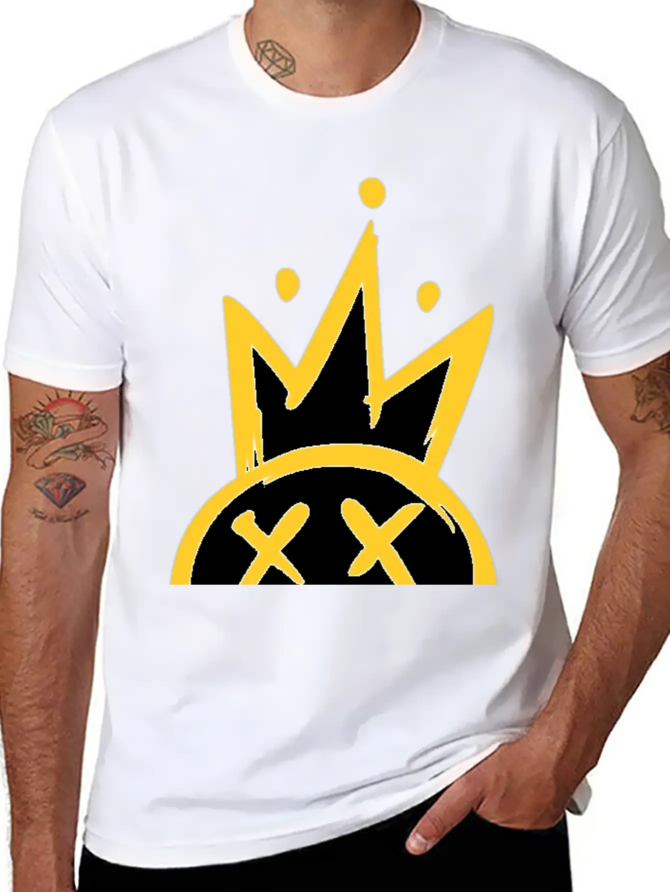 Xx Eyes Face Unisex Casual T-Shirt – Clean Design For Daily Comfort