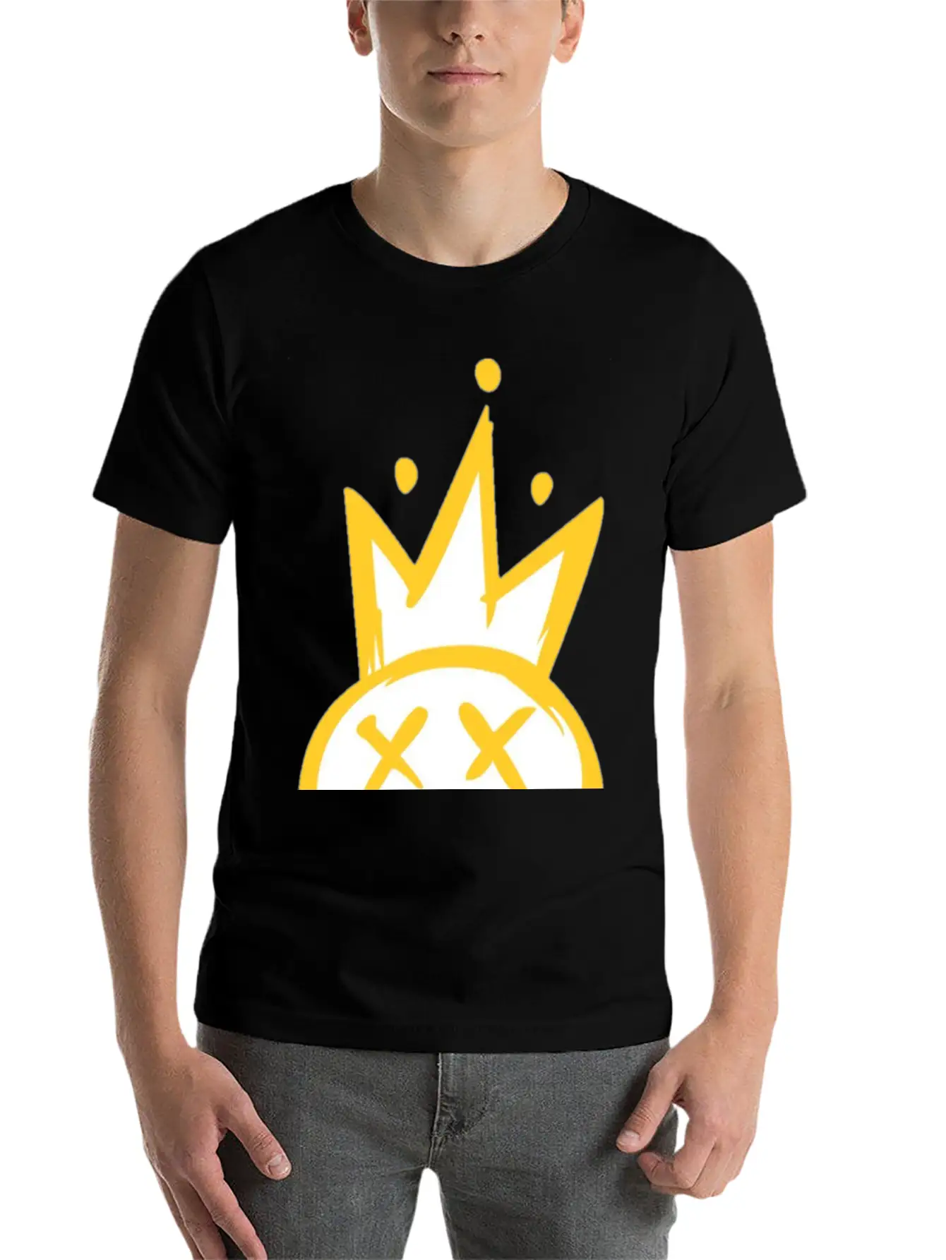 Xx Eyes Face Unisex Casual T-Shirt – Clean Design For Daily Comfort
