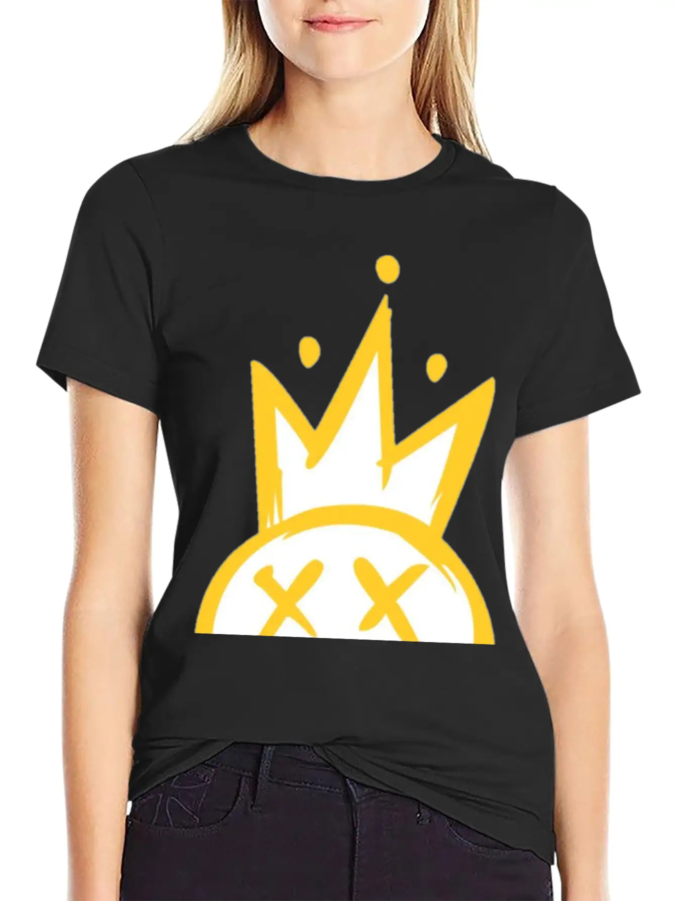 Xx Eyes Face Unisex Casual T-Shirt – Clean Design For Daily Comfort