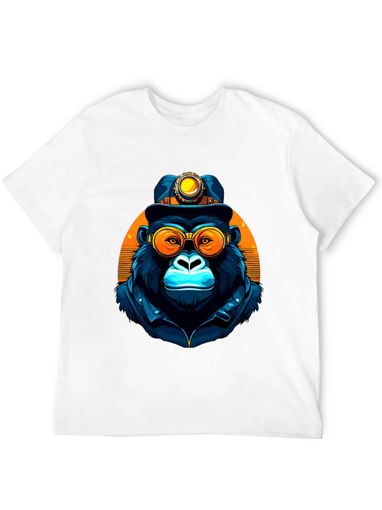 Steampunk Monkey T-Shirt - Cool Graphic Tee