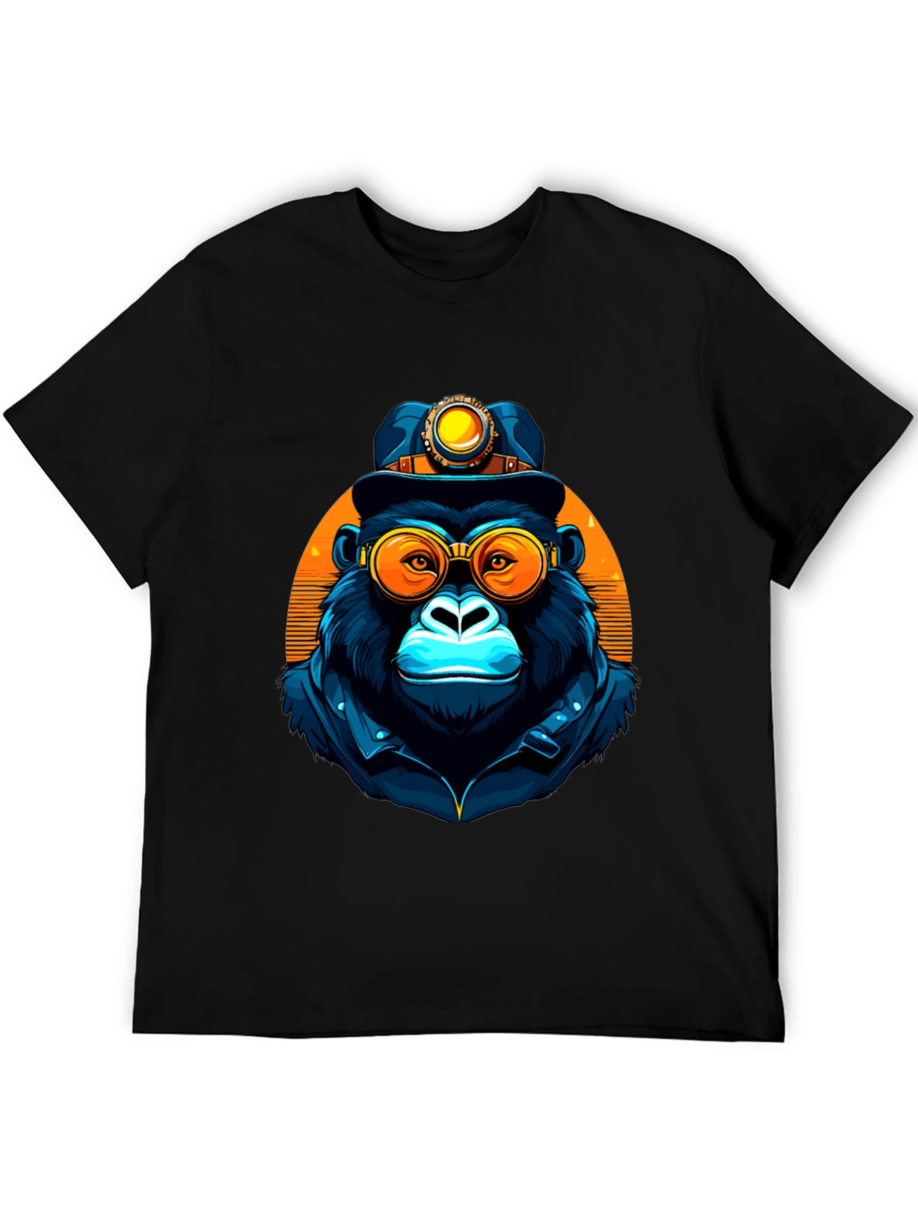 Steampunk Monkey T-Shirt - Cool Graphic Tee