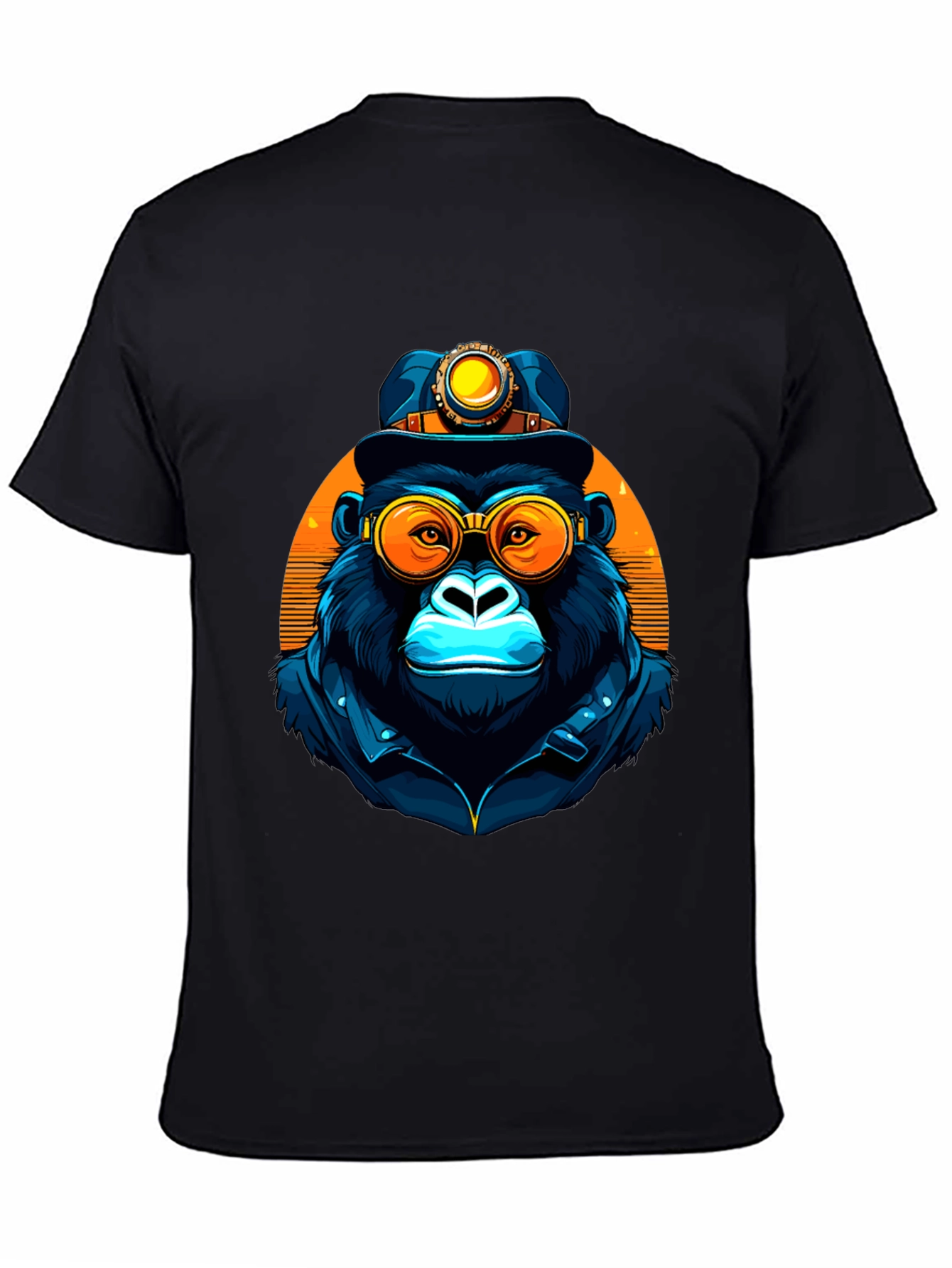 Steampunk Monkey T-Shirt - Cool Graphic Tee