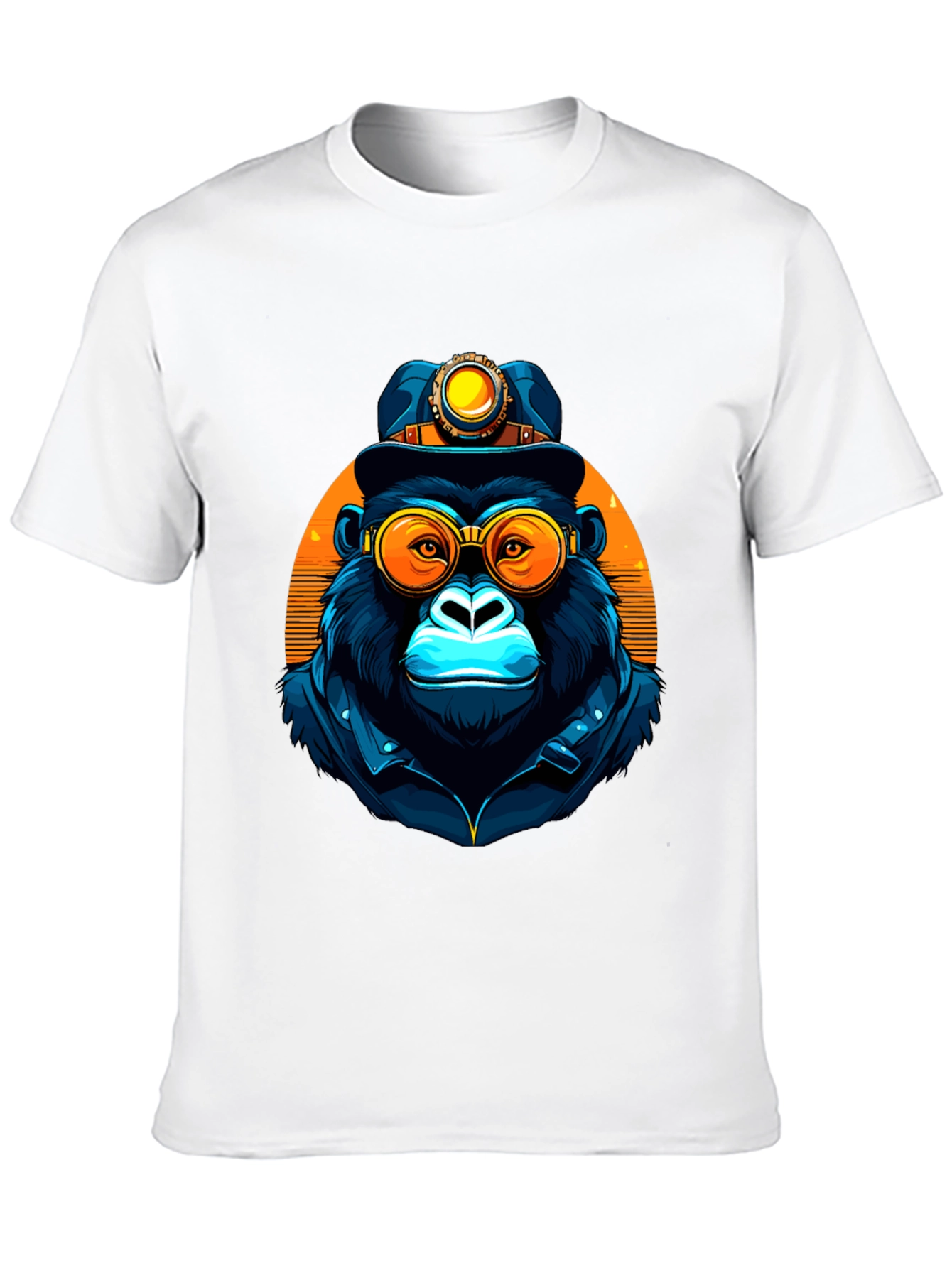 Steampunk Monkey T-Shirt - Cool Graphic Tee