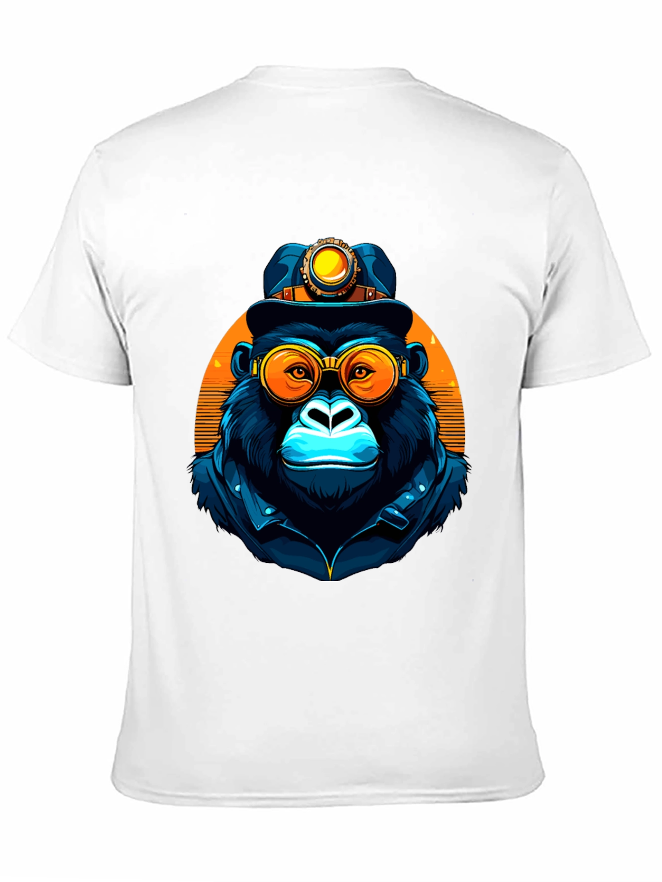 Steampunk Monkey T-Shirt - Cool Graphic Tee