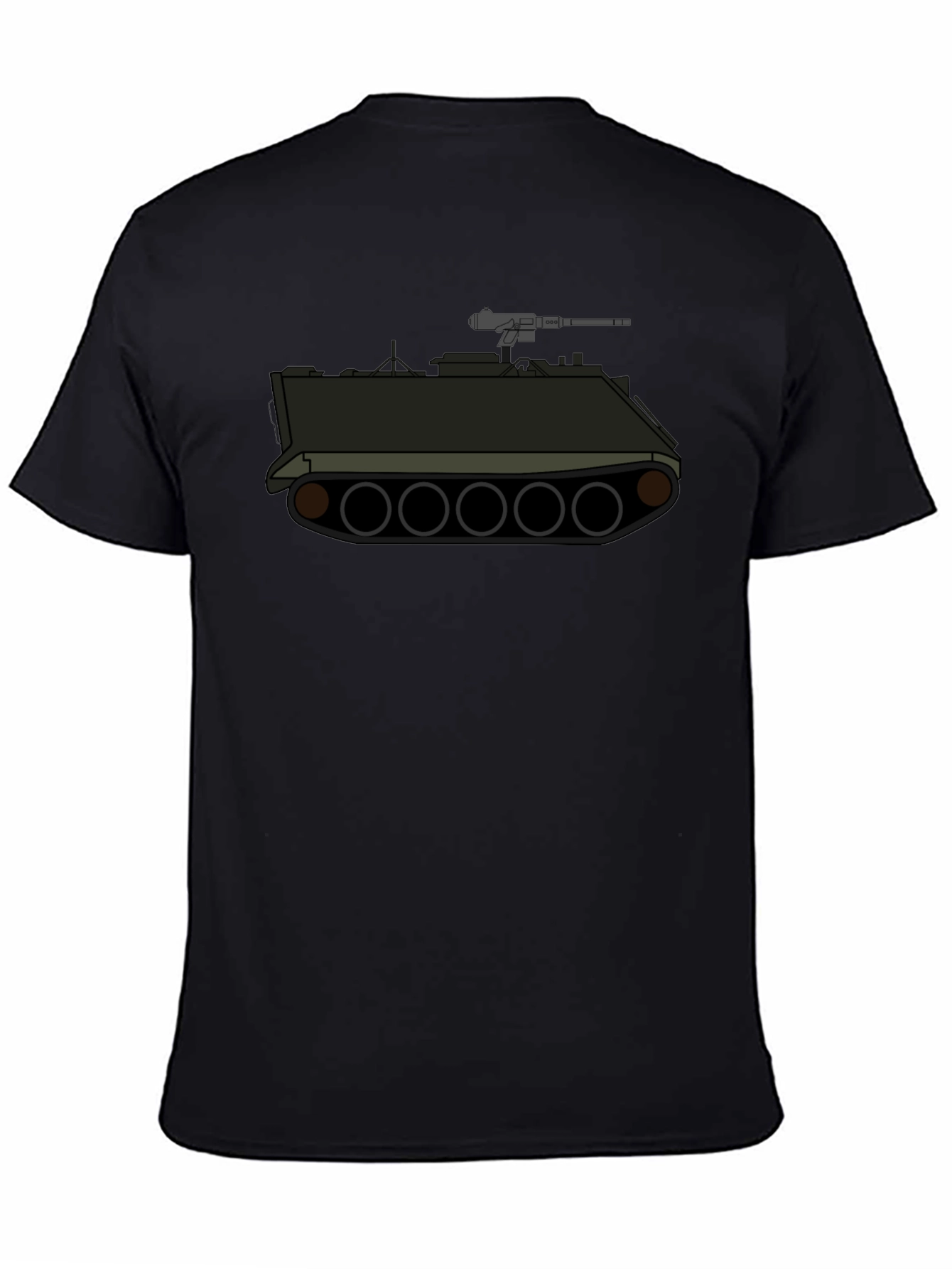 Tank Graphic Tee - Military Style