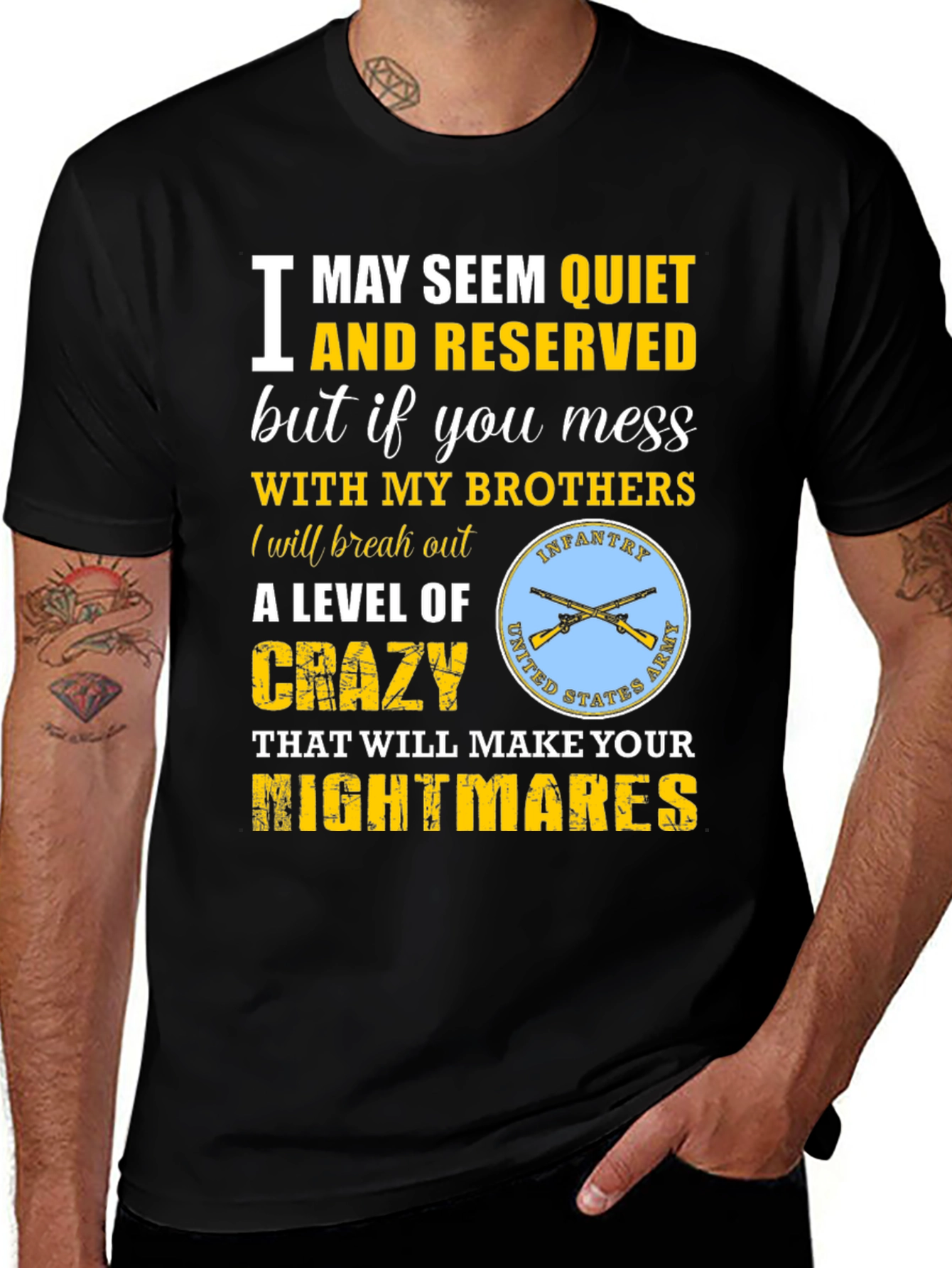 Quiet and Reserved Army T-Shirt