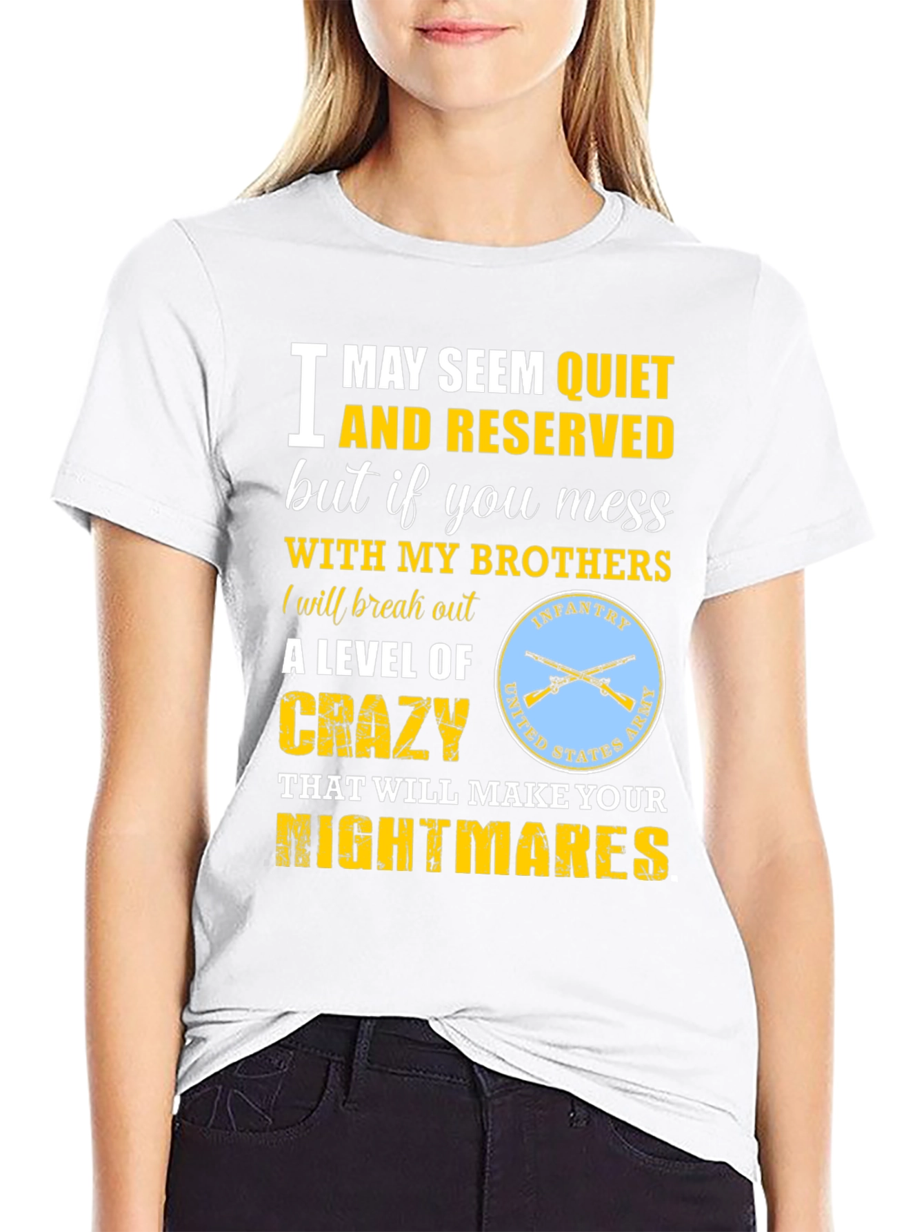 Quiet and Reserved Army T-Shirt