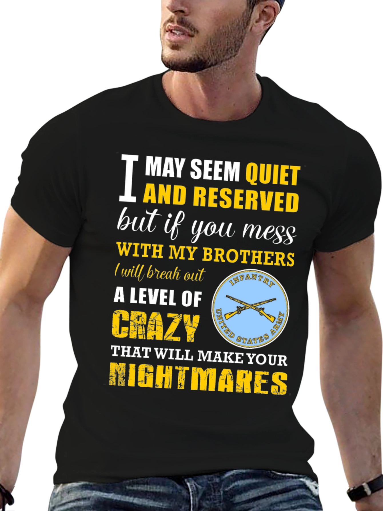 Quiet and Reserved Army T-Shirt