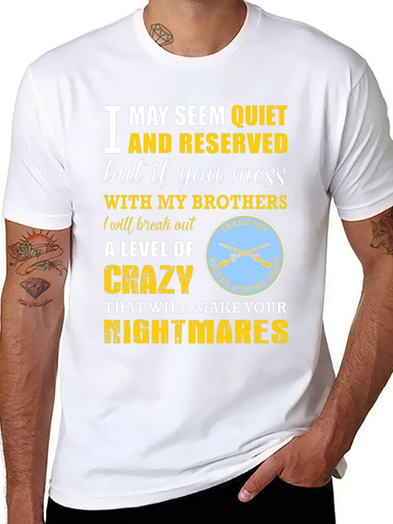 Quiet and Reserved Army T-Shirt