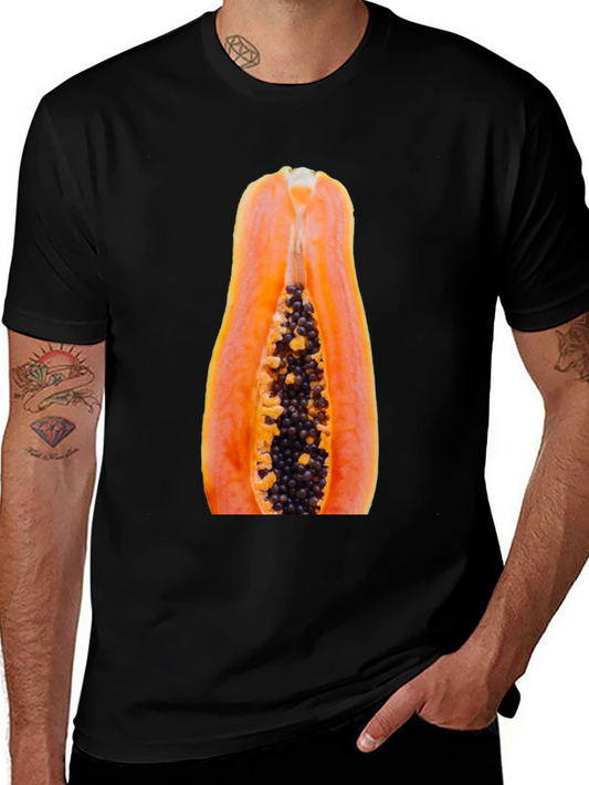 Papaya Graphic Tee - Funny Fruit T-Shirt