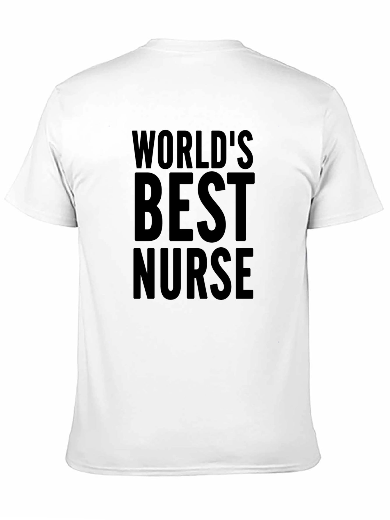 Worlds Best Nurse Graphic Tee - Black