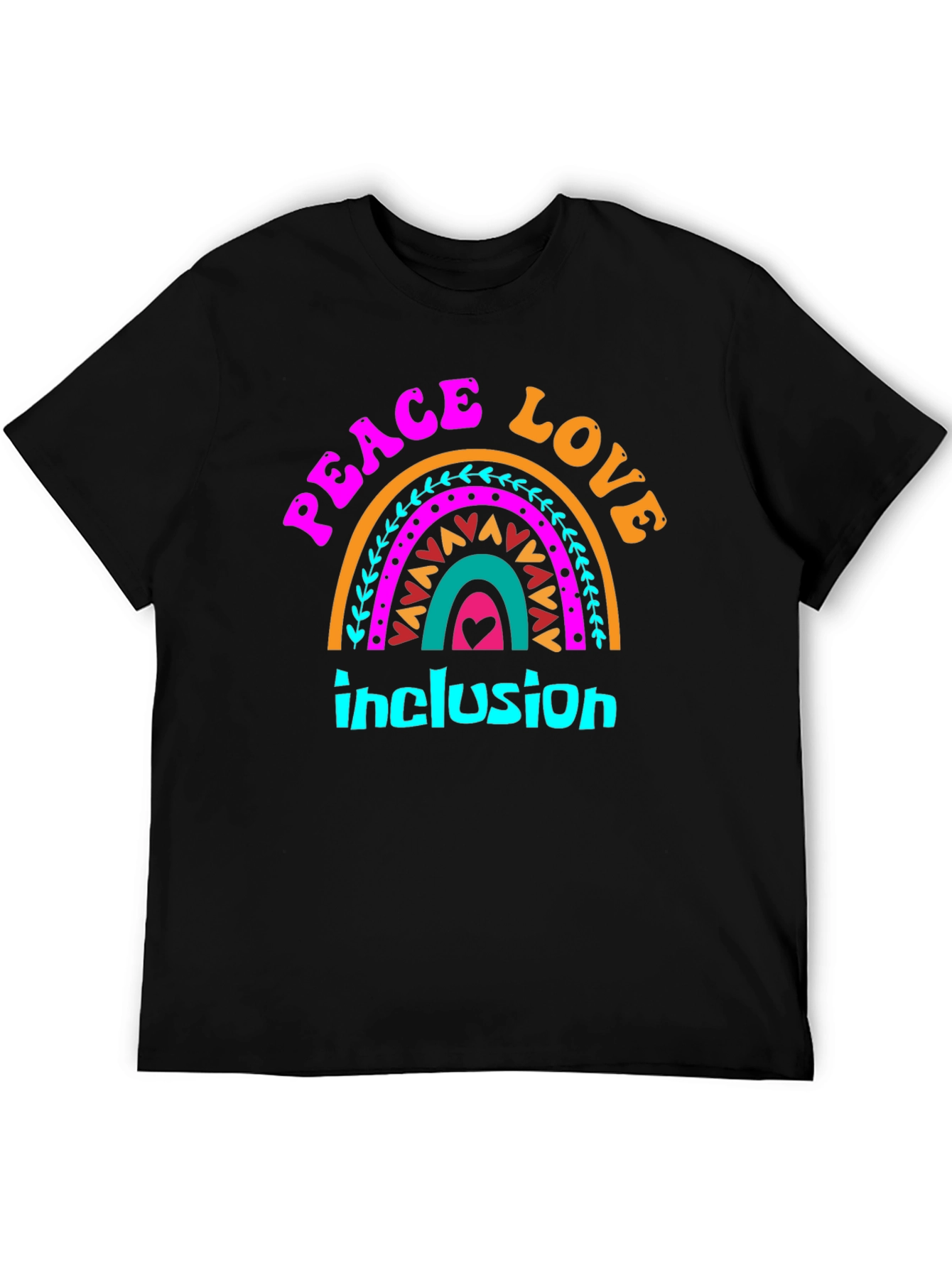 Peace Love Inclusion Graphic Tee