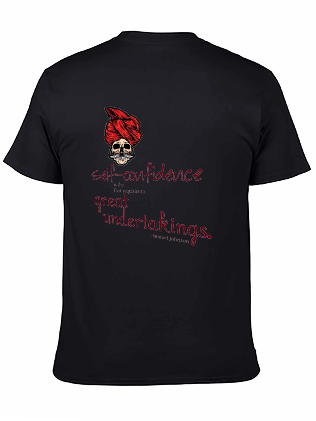 Skull Turban Graphic Tee - Self-Confidence Shirt