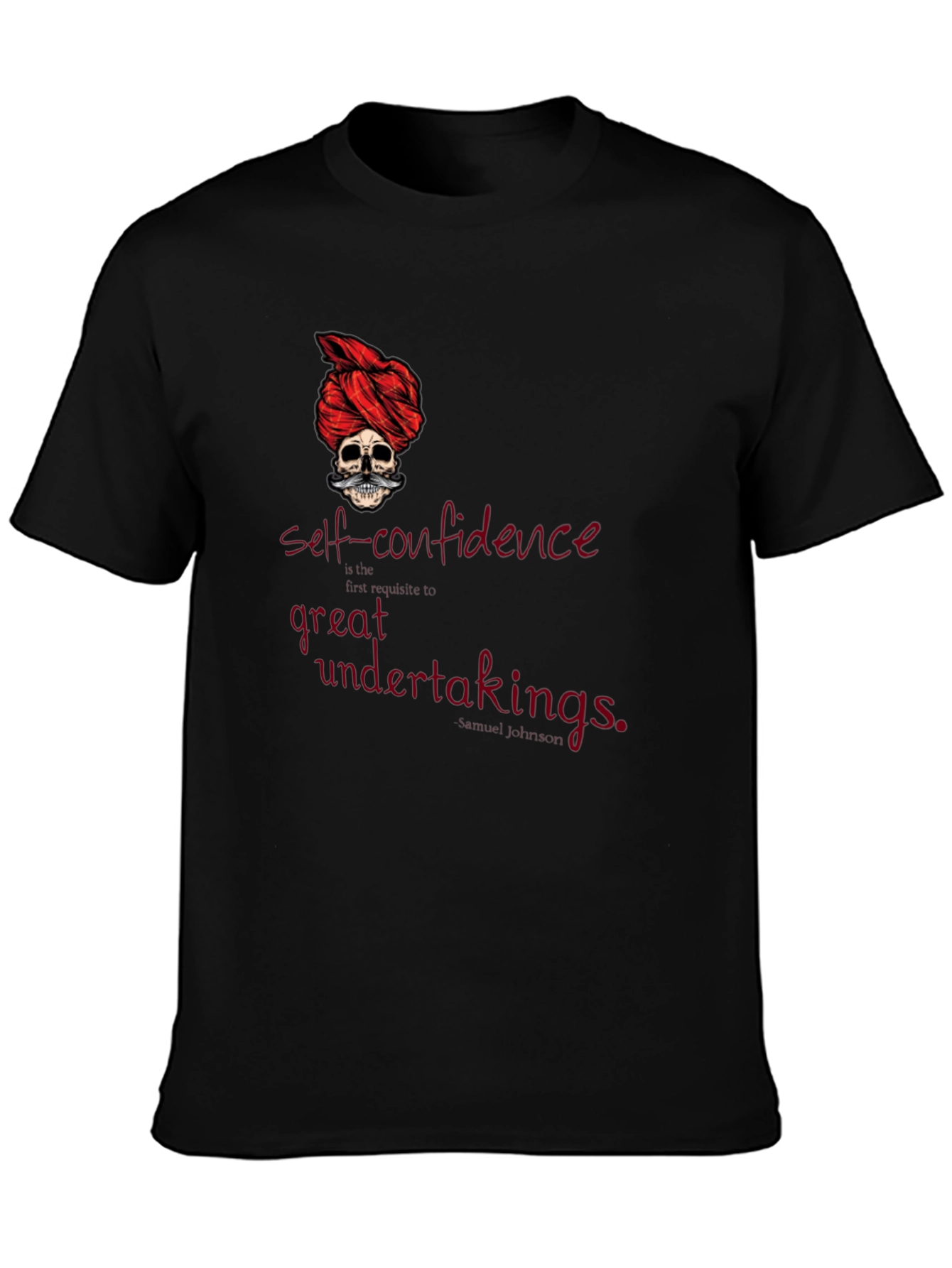 Skull Turban Graphic Tee - Self-Confidence Shirt
