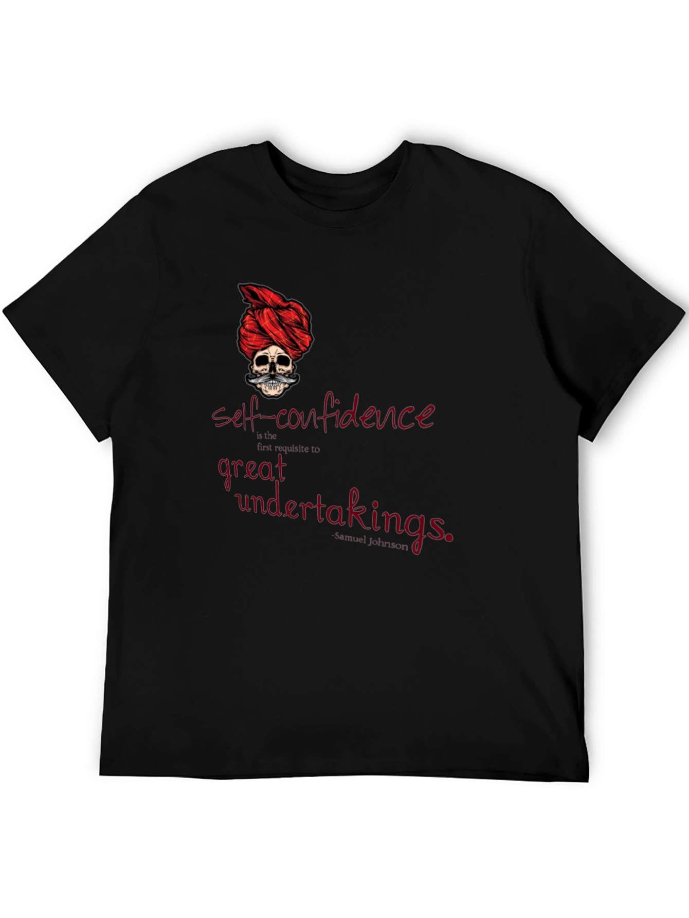 Skull Turban Graphic Tee - Self-Confidence Shirt