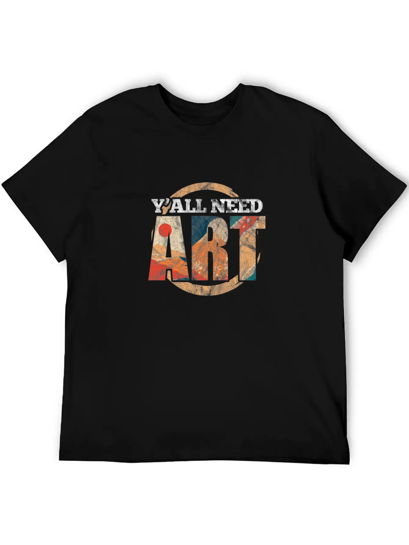Y'All Need Art Art Teacher Lightweight Cotton T-Shirt – Daily Comfort Graphic Shirt