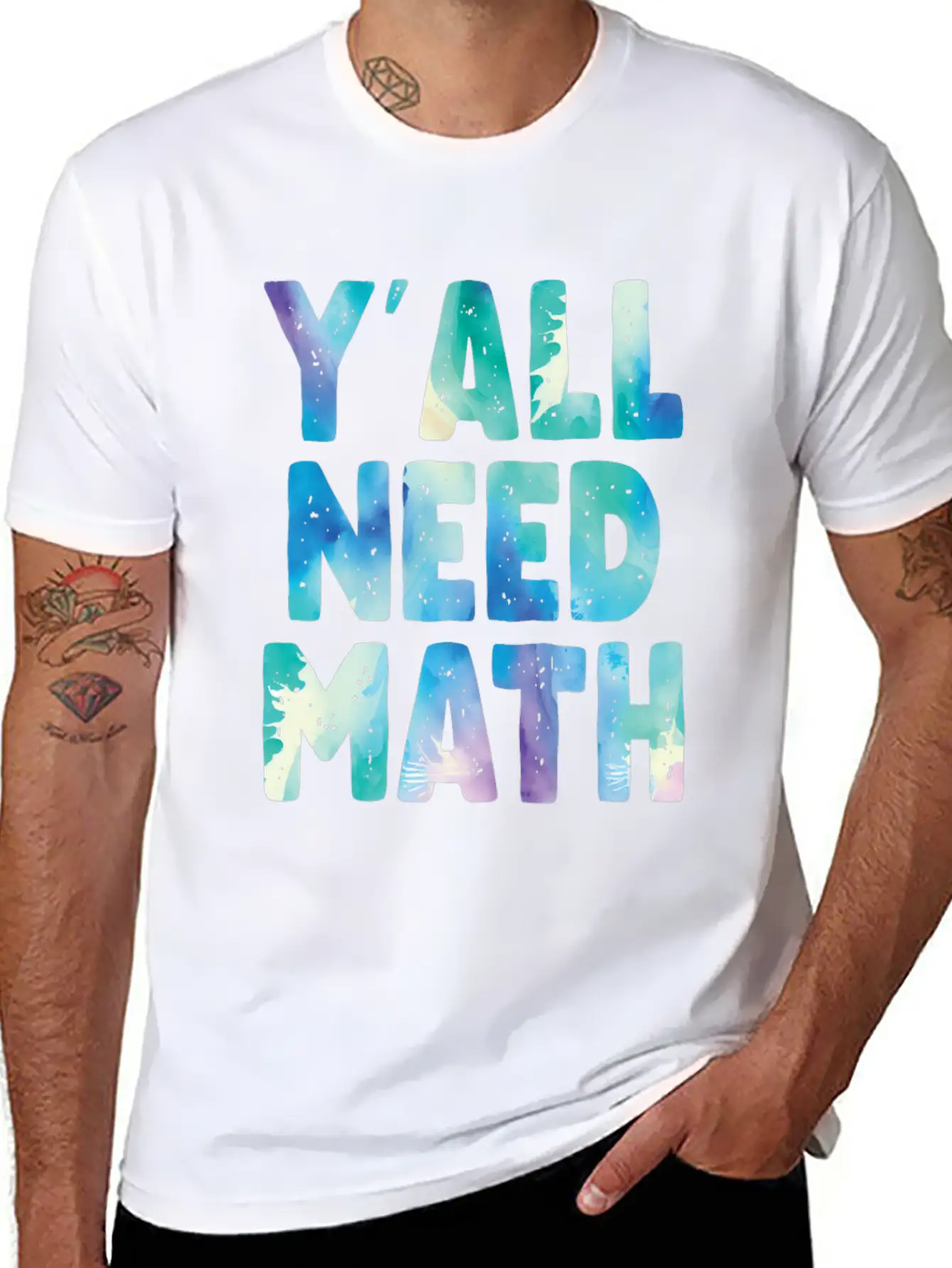 Yall Need Math Teachers Back To School Funny Math Essential Cotton Tee For Daily Outfits – Unisex Style