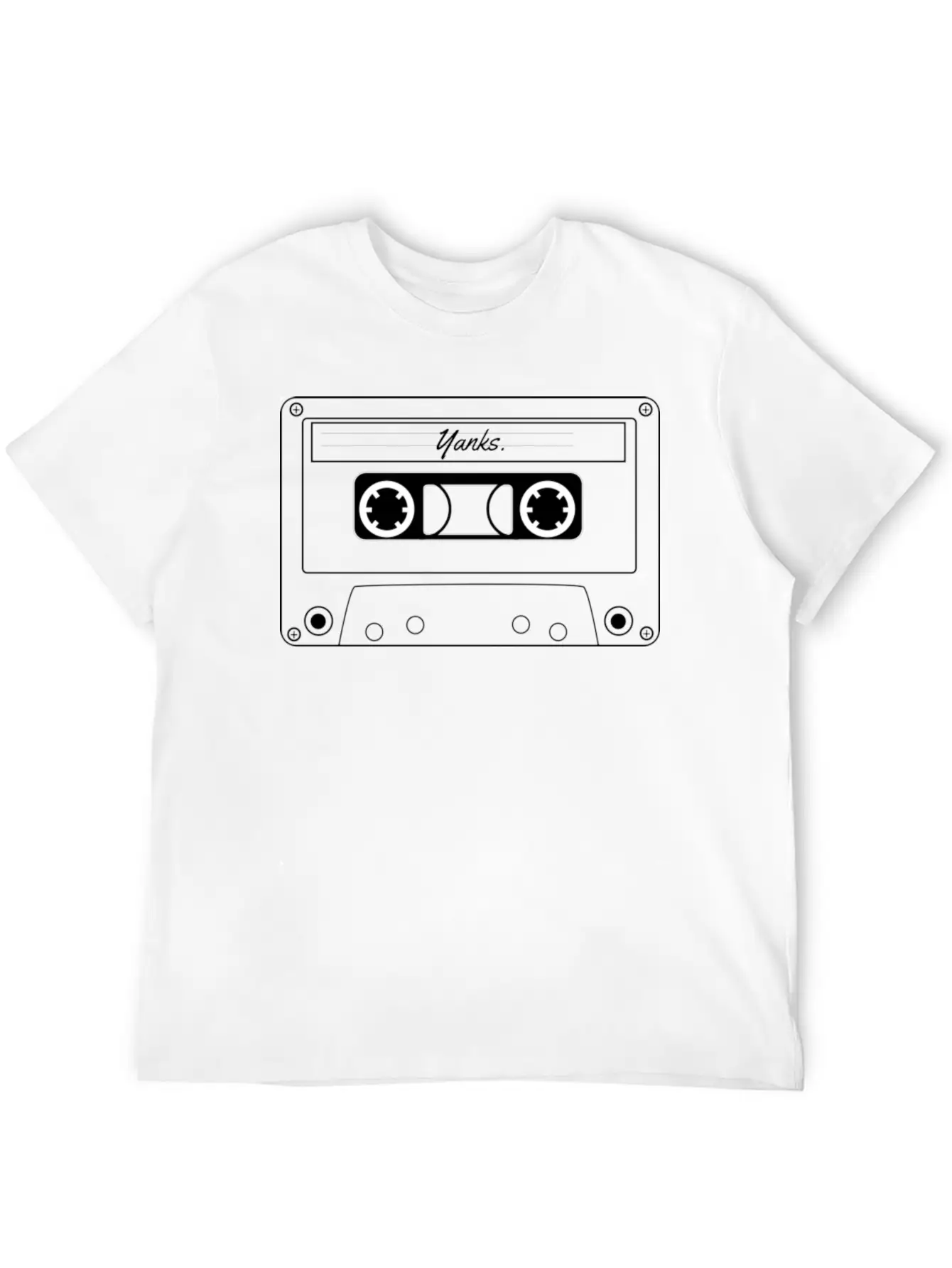 Yanks. Tape Unisex Casual T-Shirt ��� Clean Design For Daily Comfort