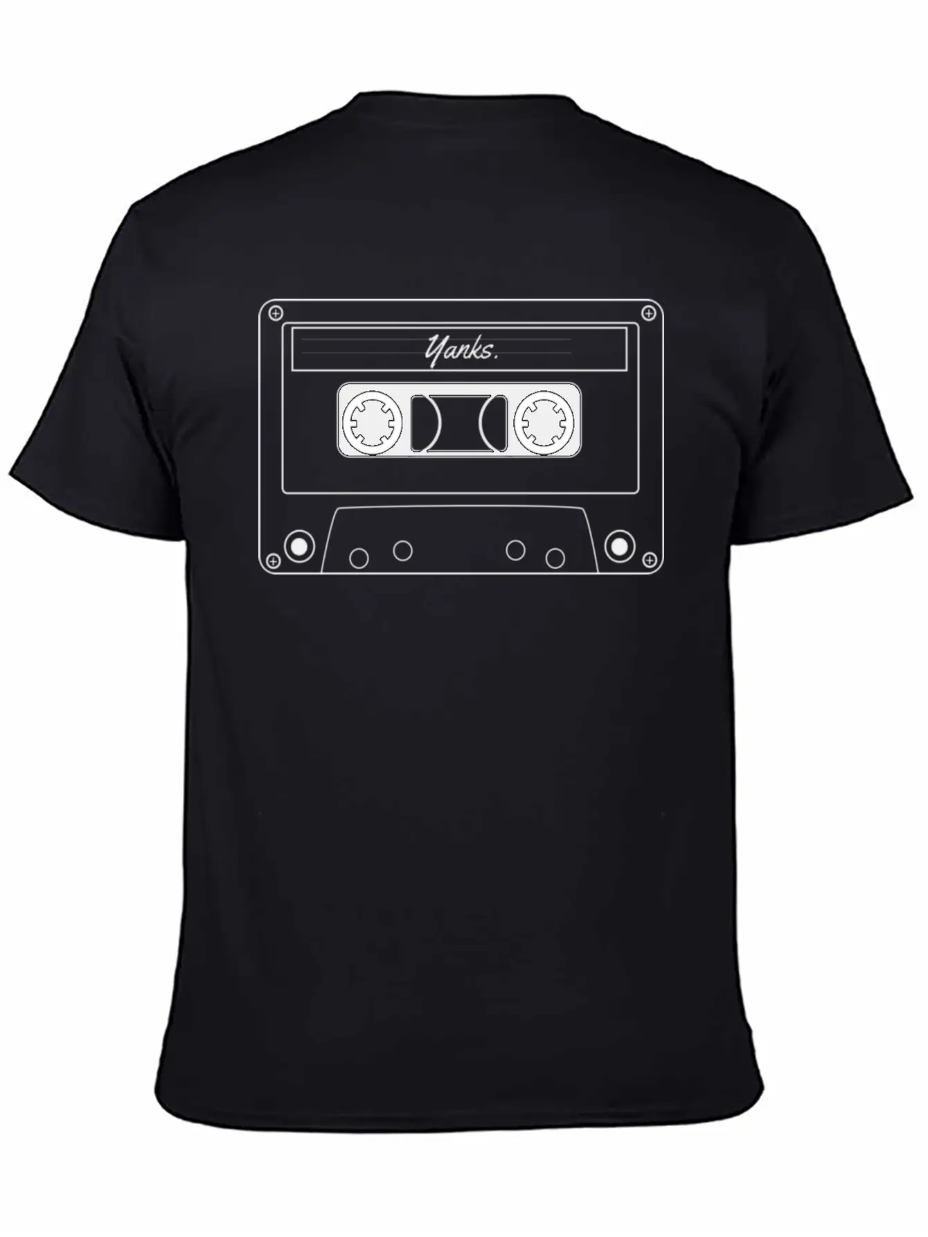 Yanks. Tape Unisex Casual T-Shirt ��� Clean Design For Daily Comfort