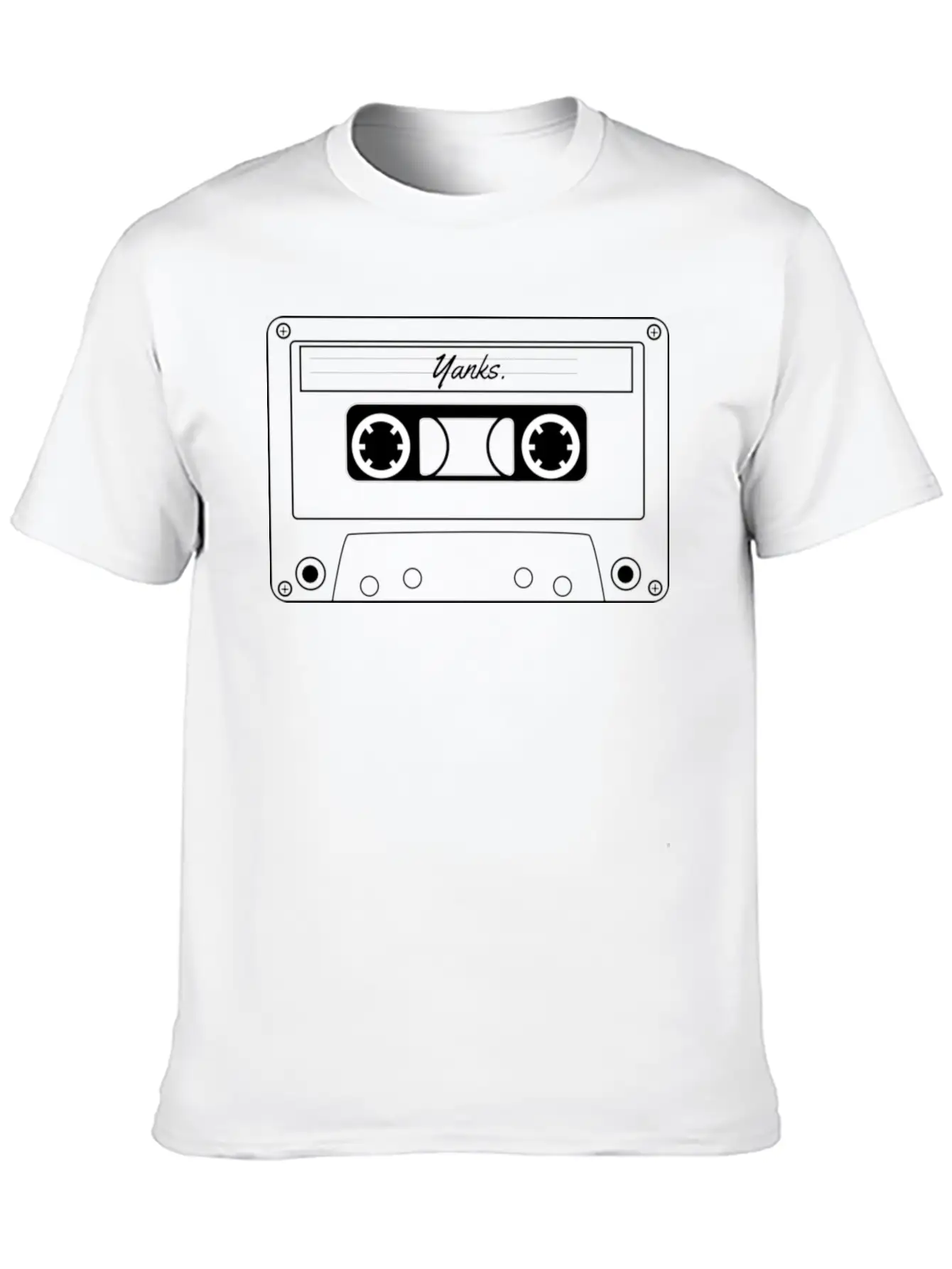 Yanks. Tape Unisex Casual T-Shirt ��� Clean Design For Daily Comfort